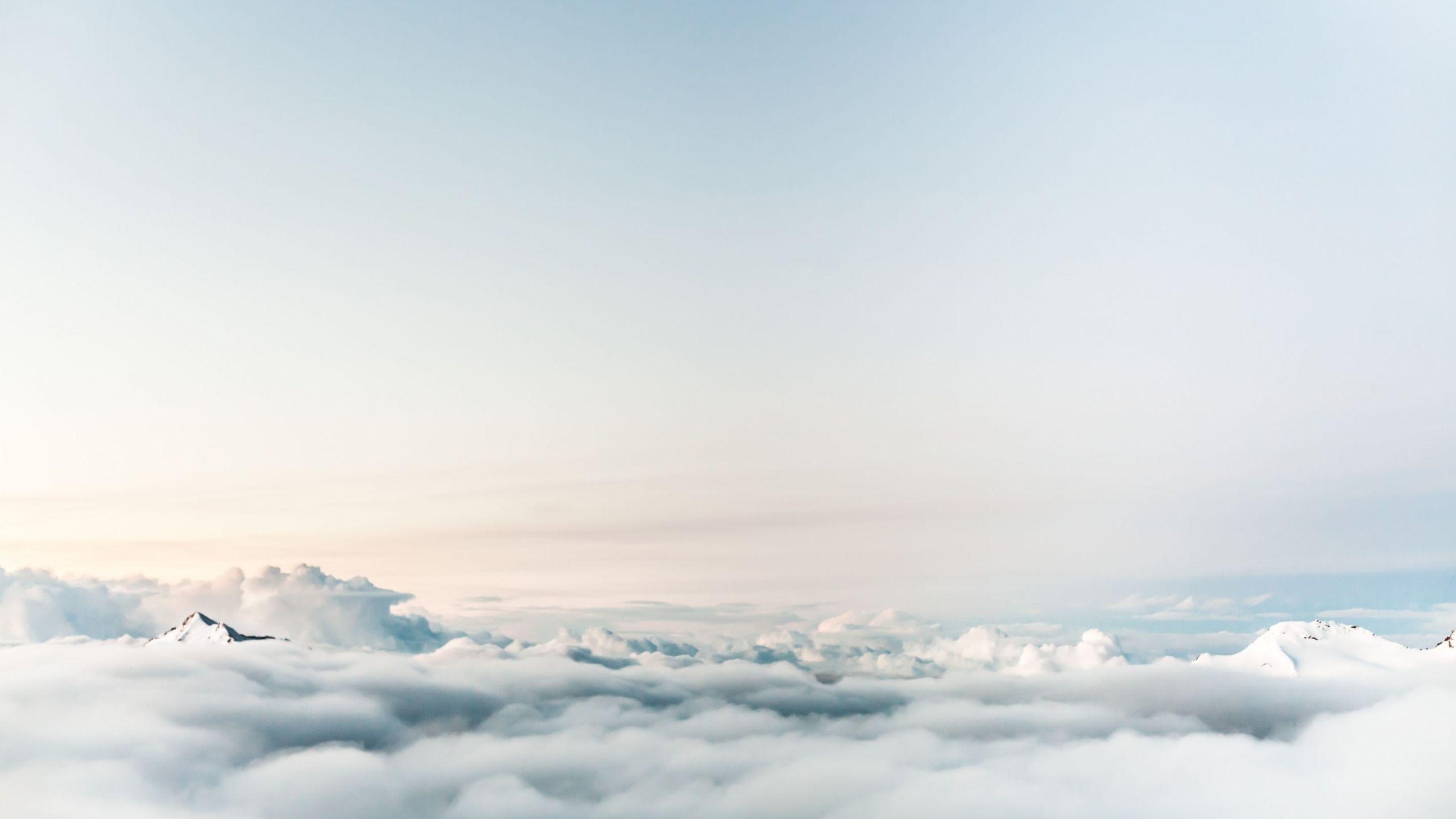 2560x1440 Mountain Above The Clouds MacBook Air Wallpaper Download