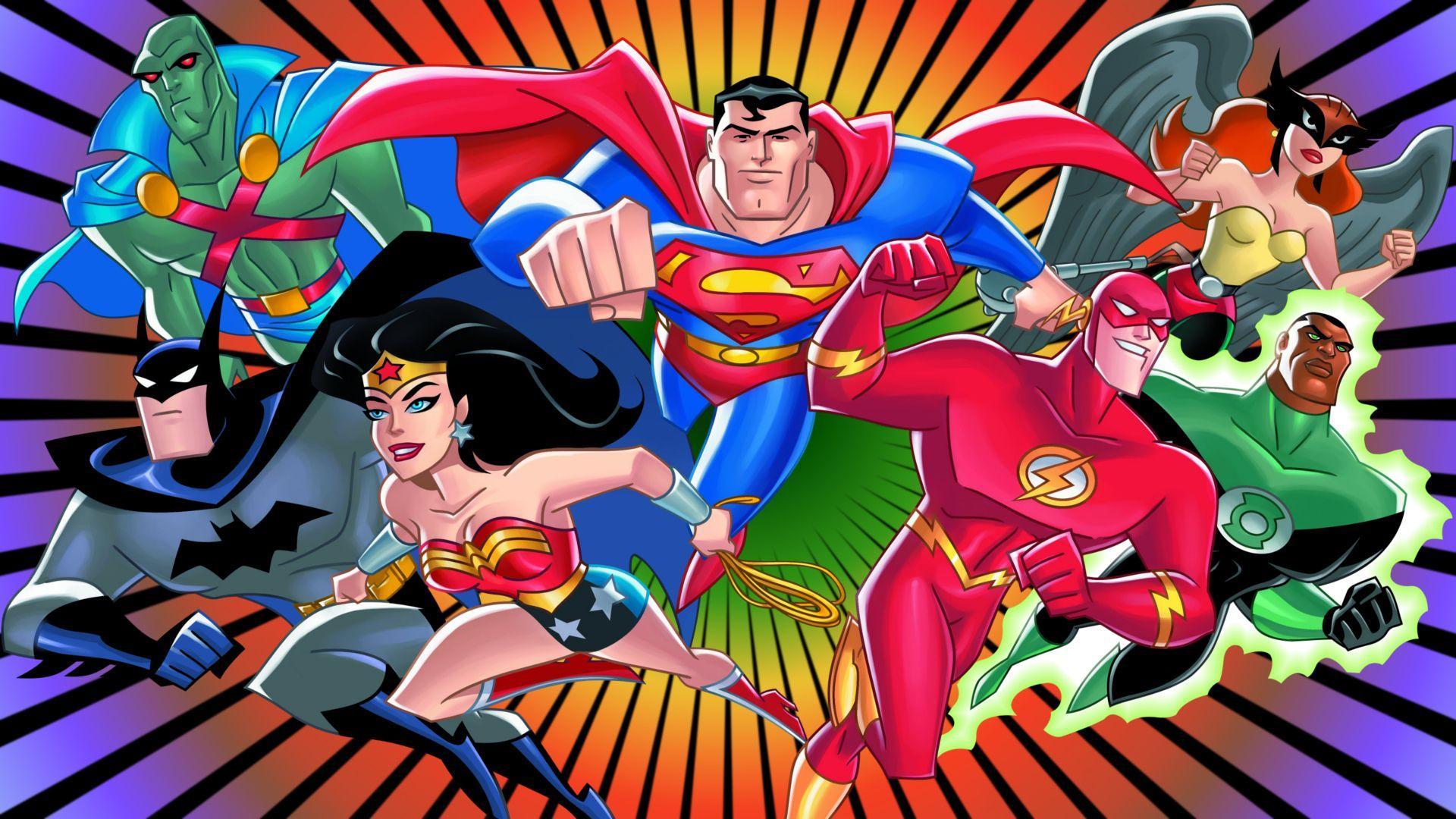 Justice League Cartoon Wallpapers - Top Free Justice League Cartoon  Backgrounds - WallpaperAccess