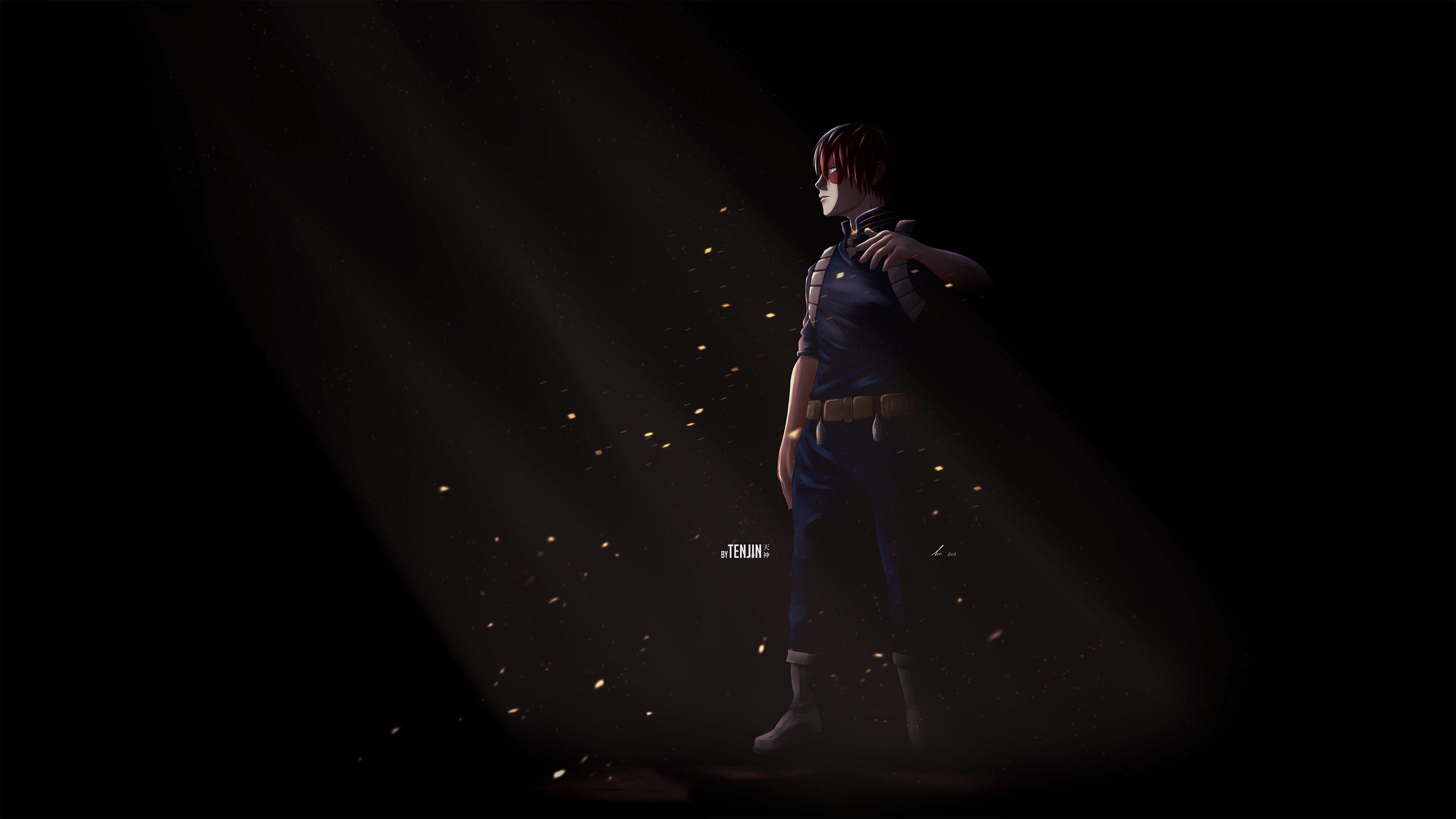3840x2160 Wallpaper 4k Shouto Todoroki My Hero Academia 4k Art 4k Wallpaper