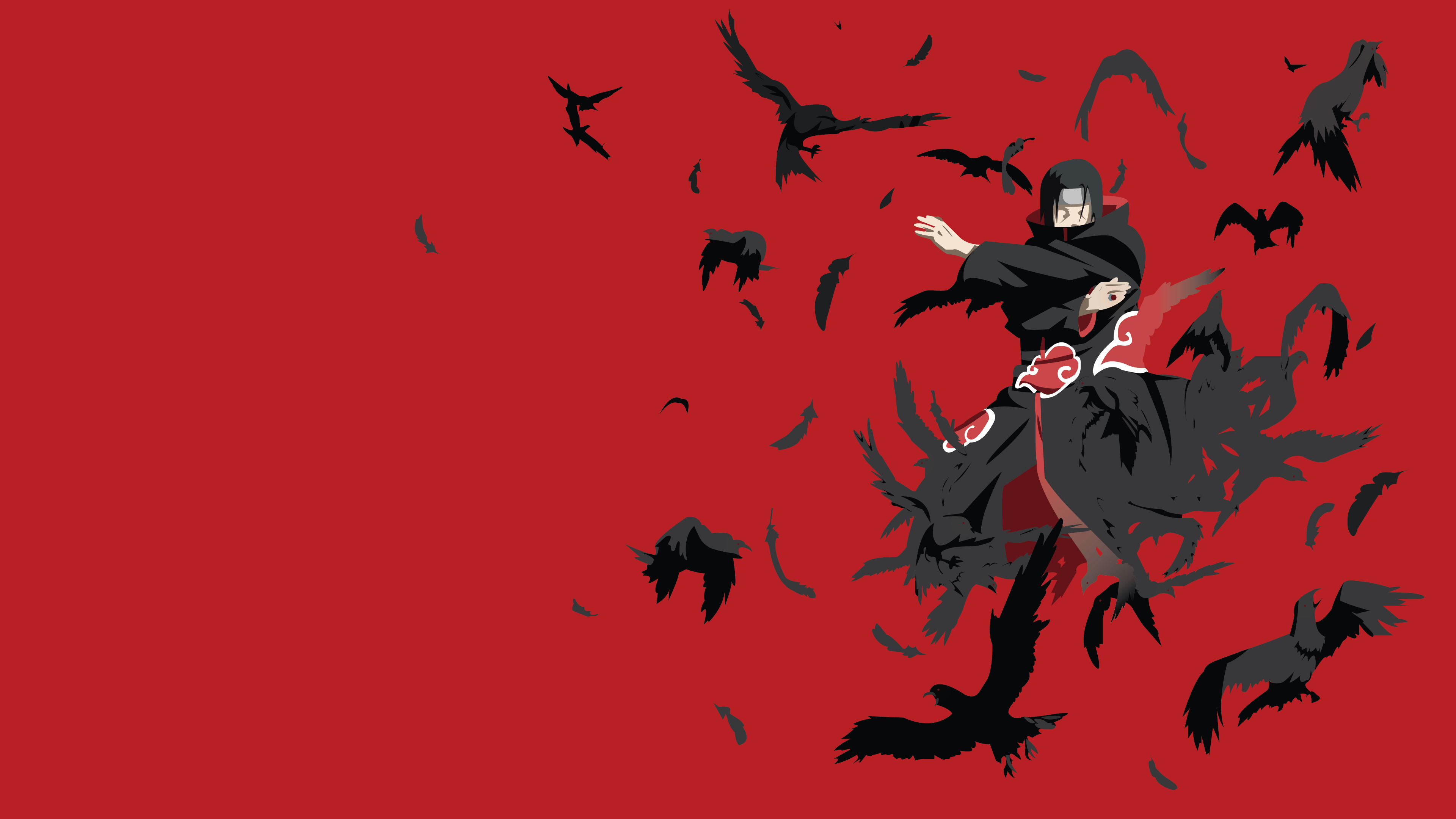 3840x2160 Some Minimalist Akatsuki Wallpaper