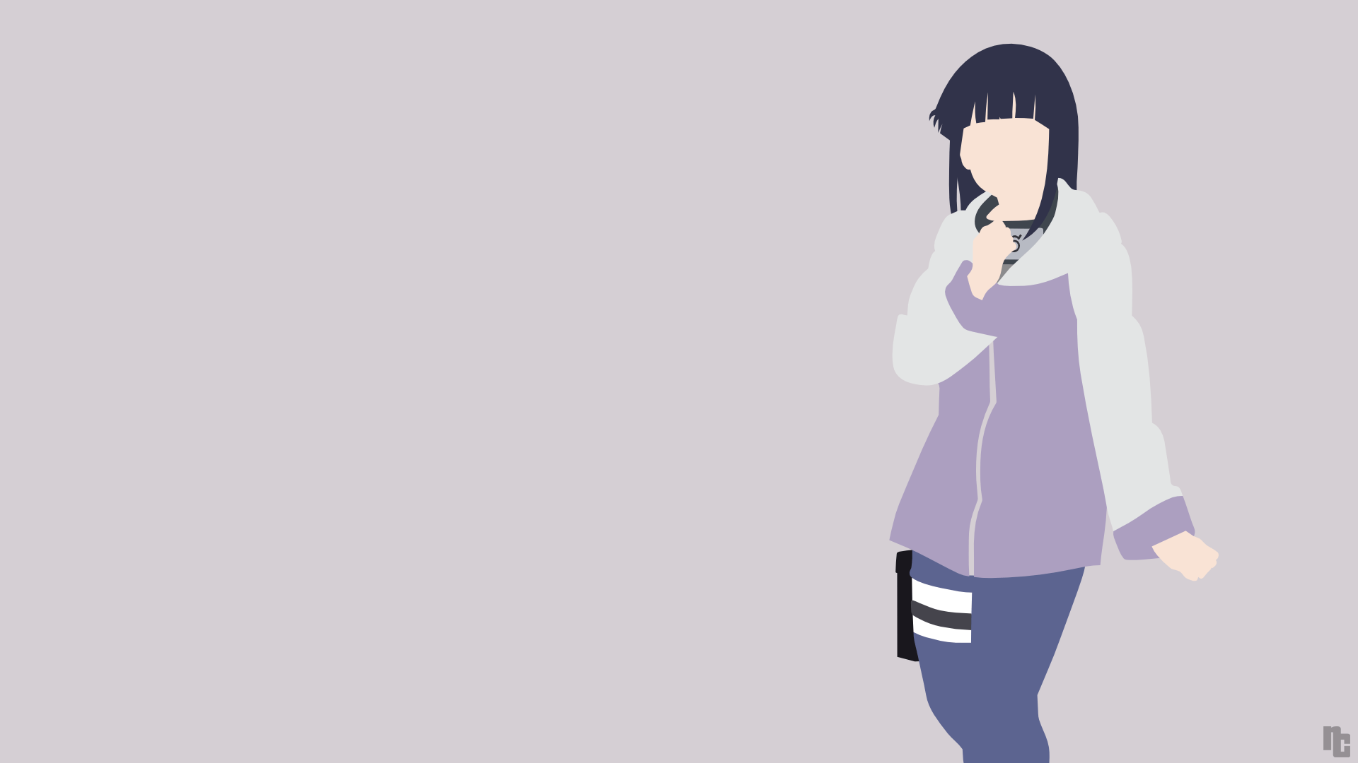 1920x1080 Naruto Hyuuga Minimalist Wallpaper