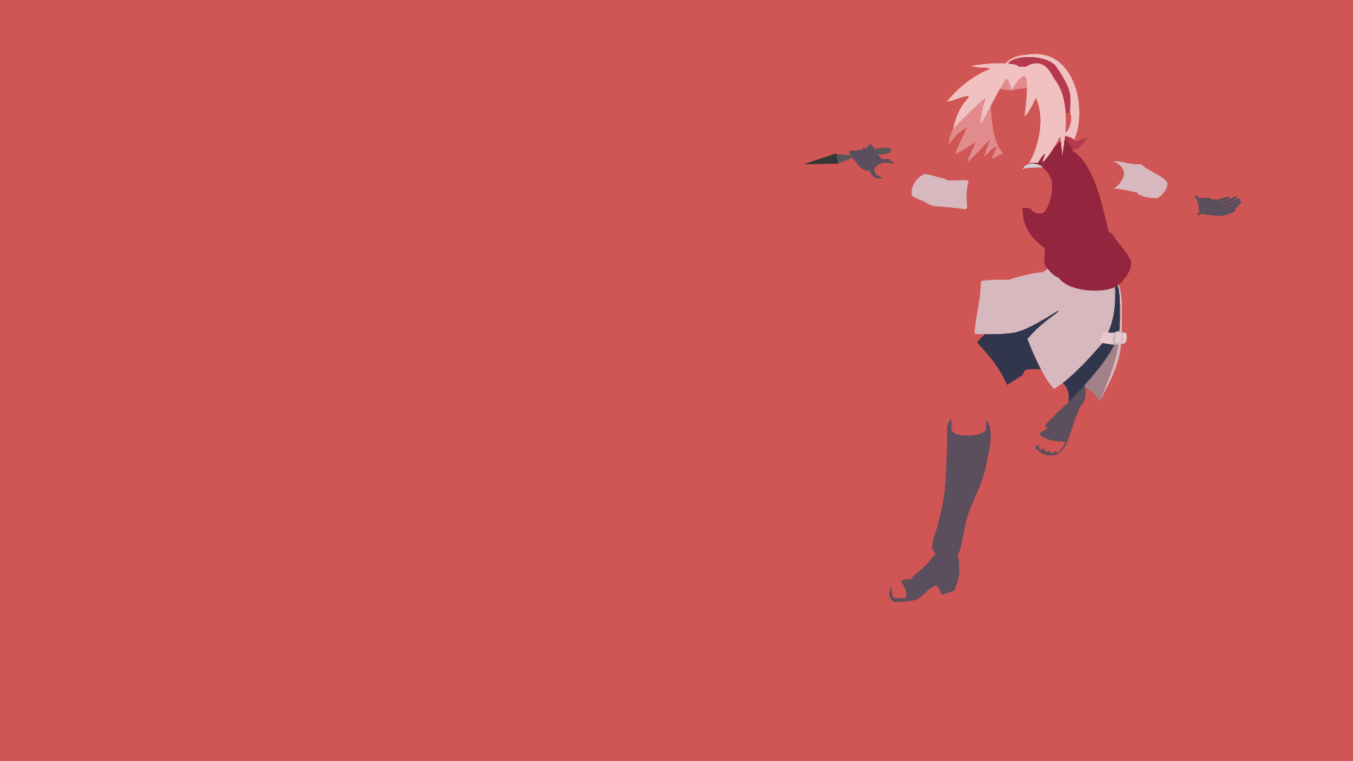 1920x1080 Sakura Minimalist Wallpaper [OC]