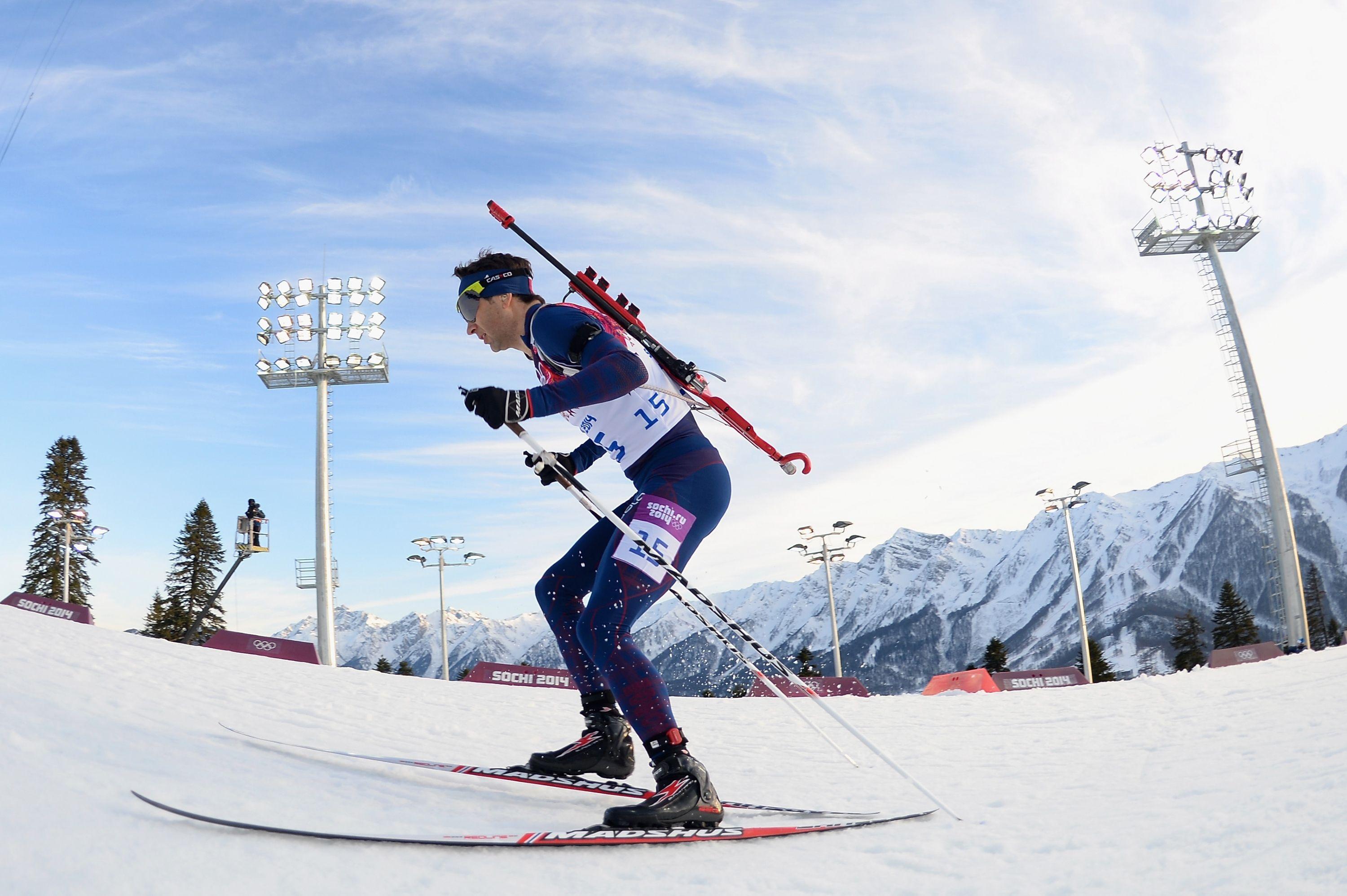 3000x1996 Ole Einar Berdalen Norwegian biathlon gold medal winner in Sochi