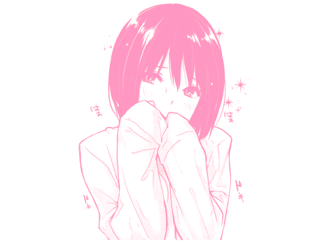 1024x768 Anime Wallpaper Pastel Pink