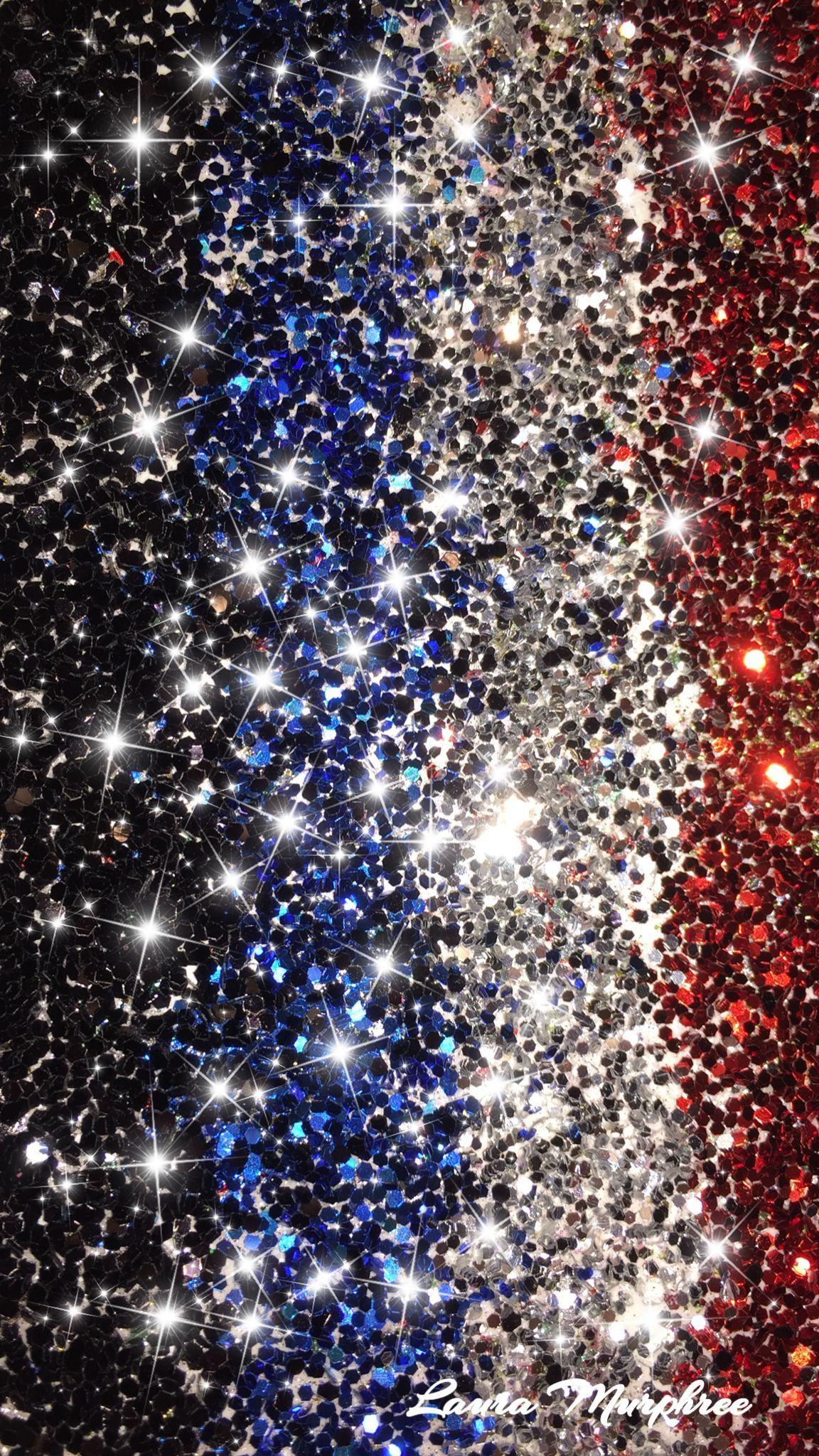 1152x2048 Glitter phone wallpaper red white blue glitter USA patriotic