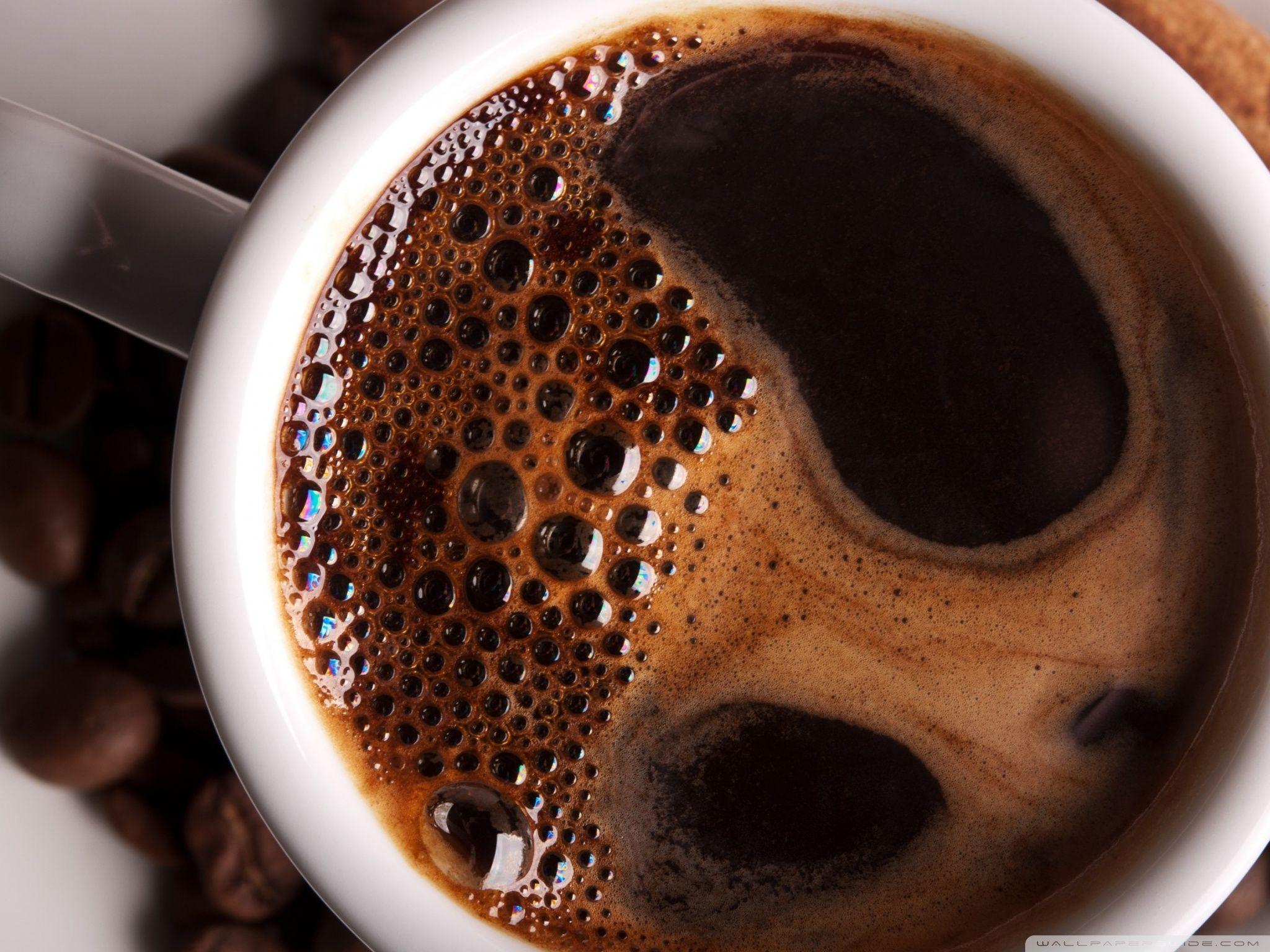 2048x1536 Coffee Foam Macro ❤ 4K HD Desktop Wallpaper for 4K Ultra HD TV