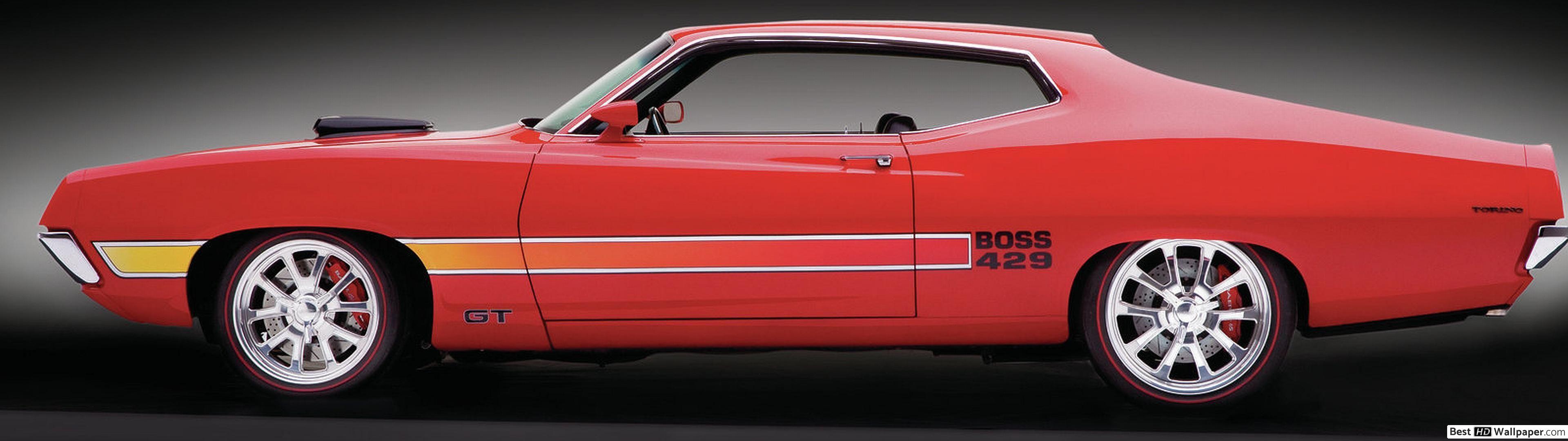3840x1080 Classic car: ford 1970 HD wallpaper download