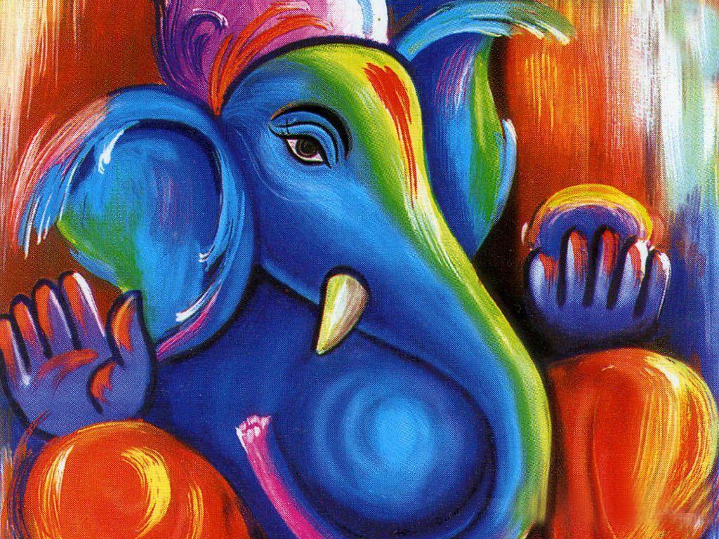 Ganesha Painting Wallpapers - bigbeamng