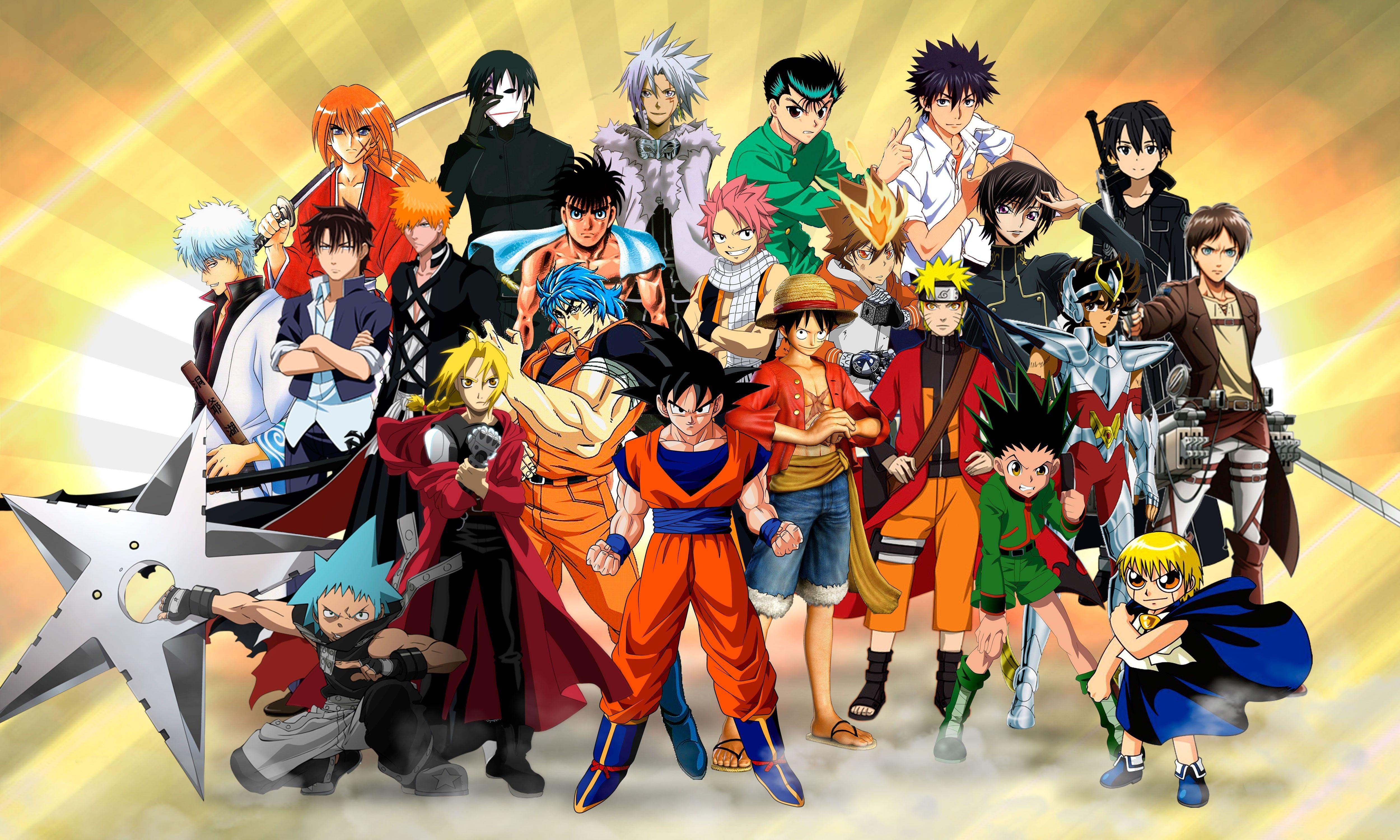 5000x3000 Anime Characters Wallpaper