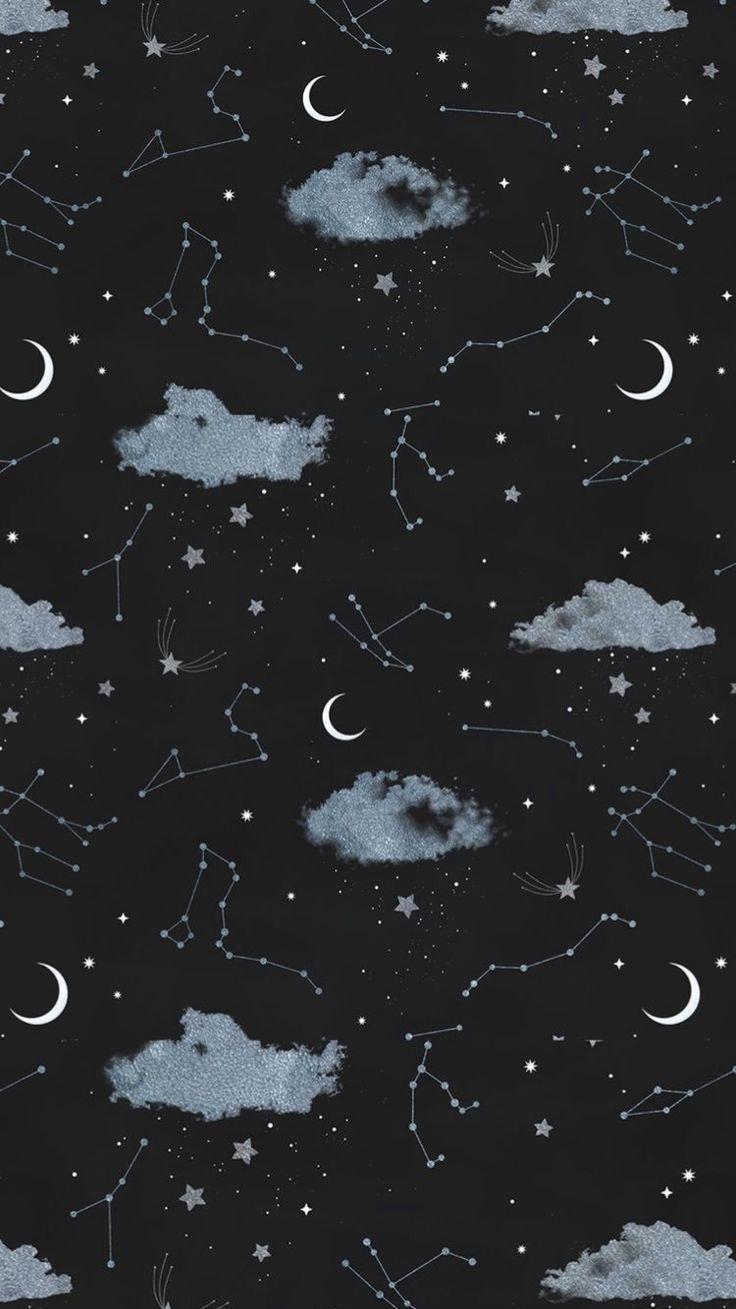 736x1309 Moon and Star wallpaper