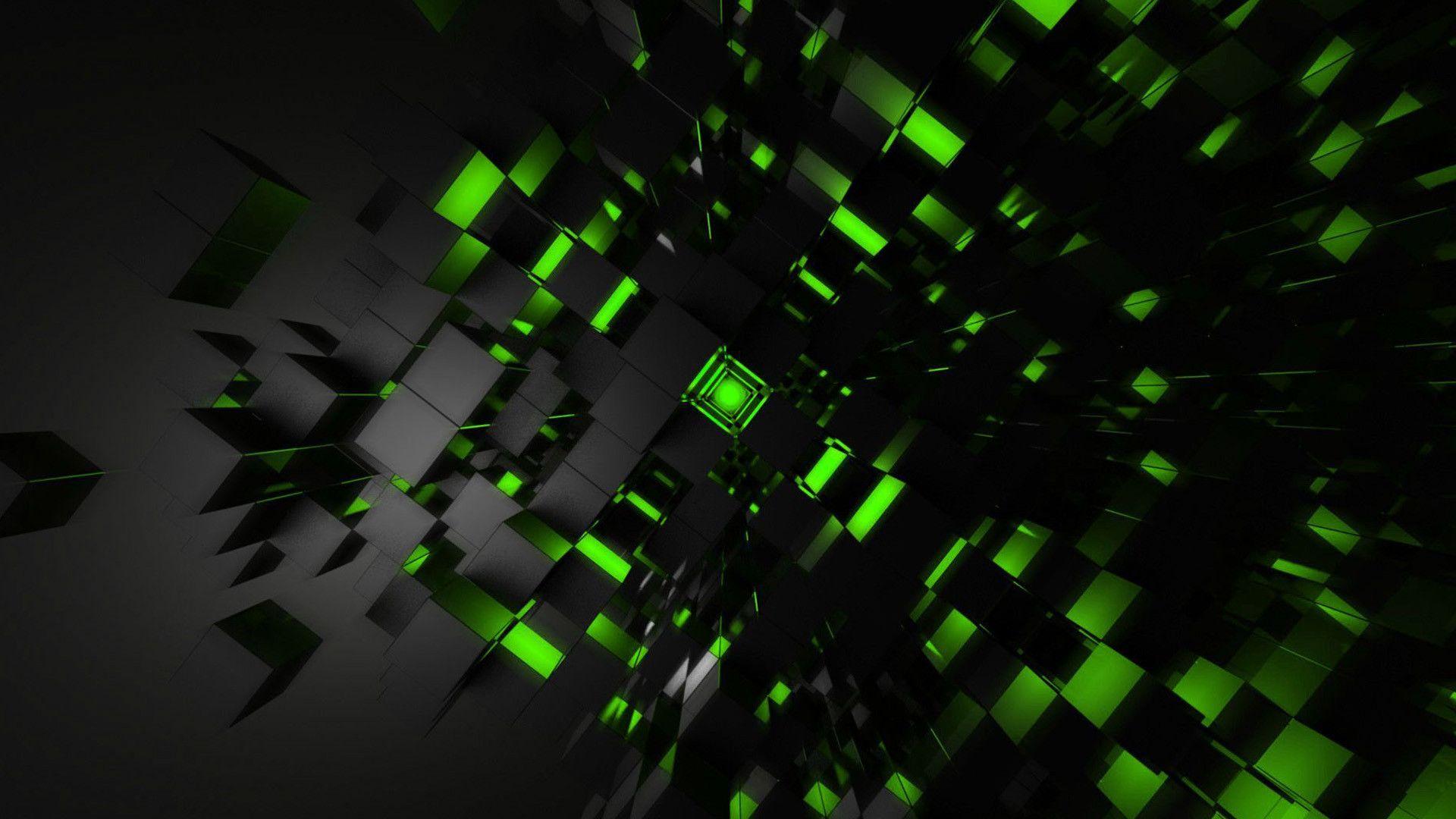 1920x1080 Neon Green Wallpaper