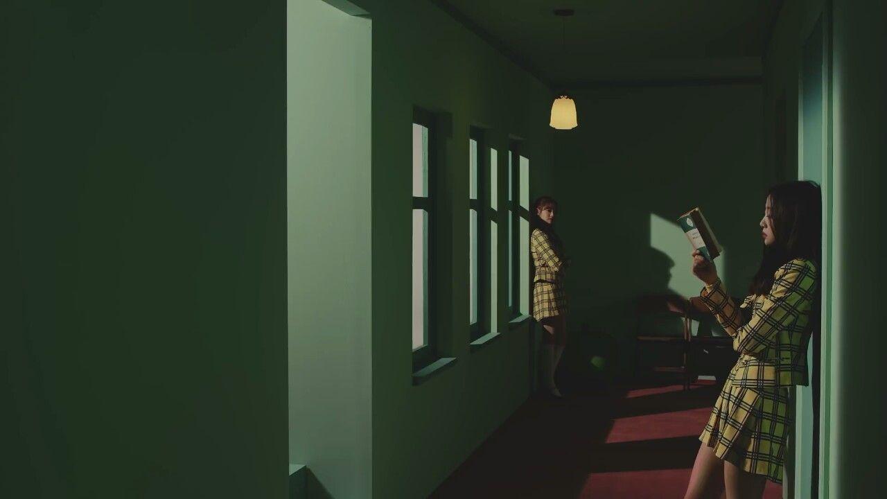 1280x720 Chuu & Yves / ChuVes Attack MV. Verde escuro, Peixe azul
