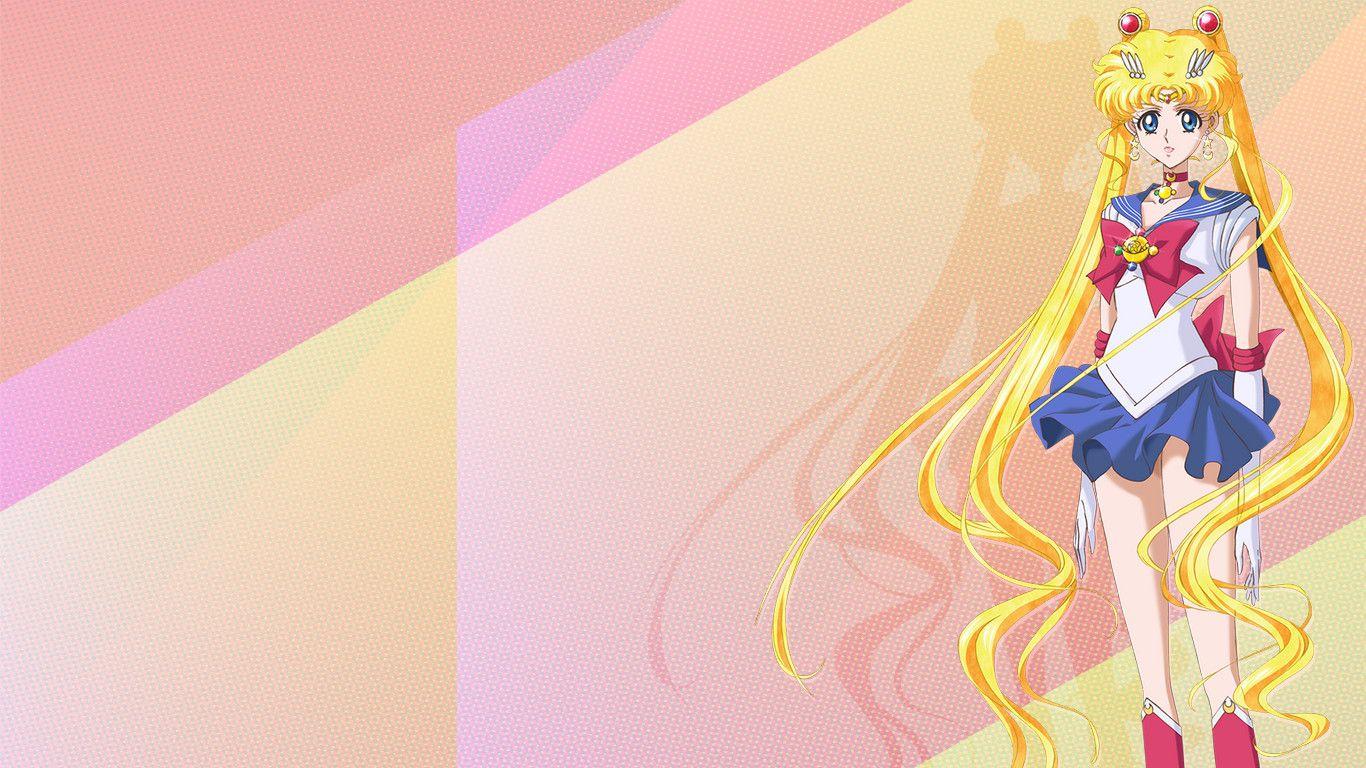 1366x768 Sailor Moon Crystal Desktop Wallpaper
