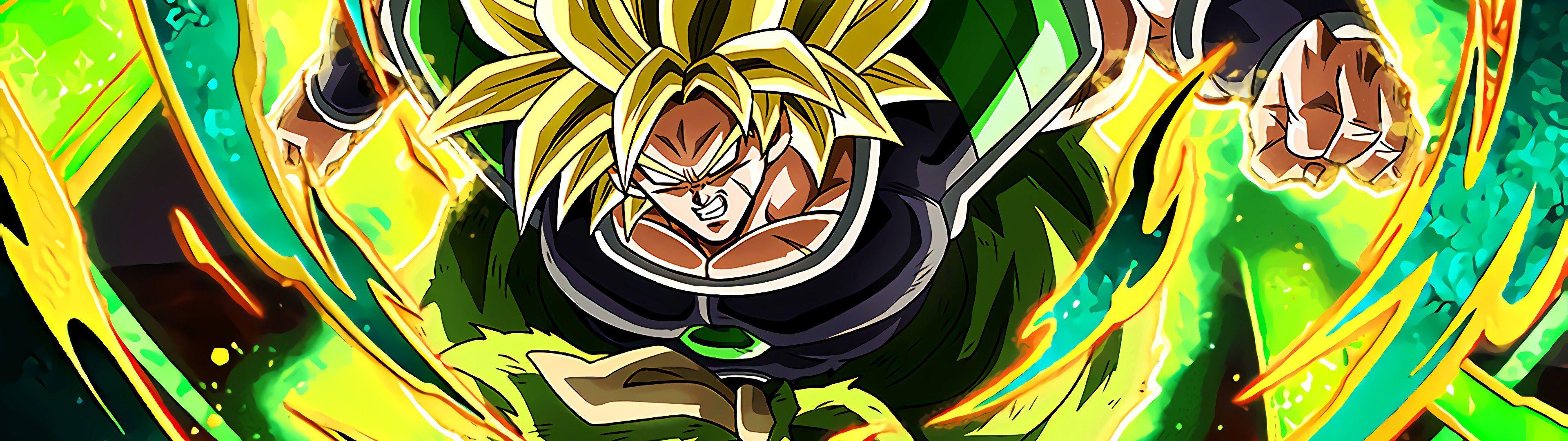 3840x1080 Dragon Ball Z Super Saiyan Wallpaper