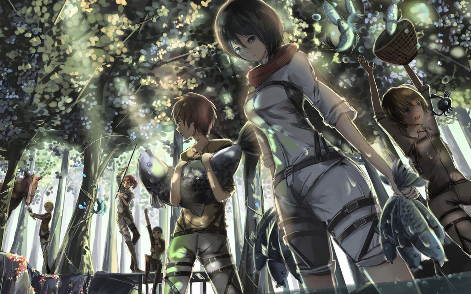 1600x1000 Scouts Wallpaper no Kyojin (Attack on titan) Wallpaper