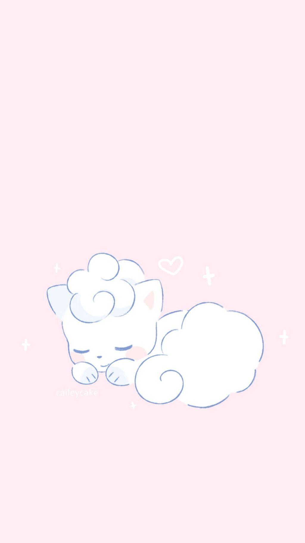 1024x1820 Vulpix Wallpaper