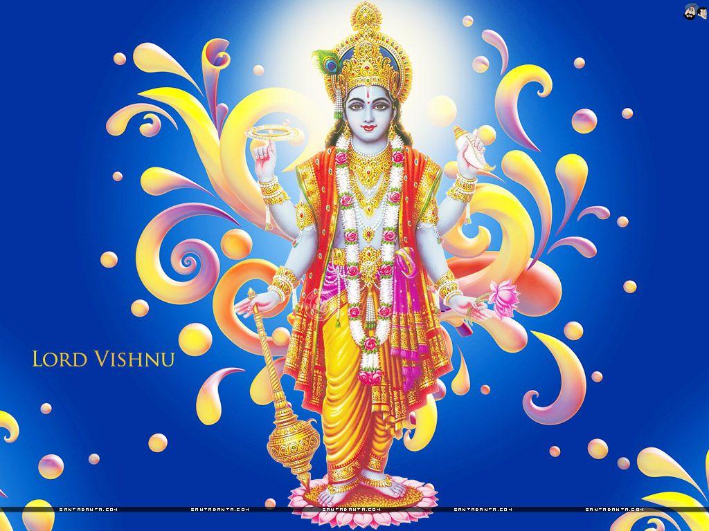 1024x768 Vishnu Wallpaper