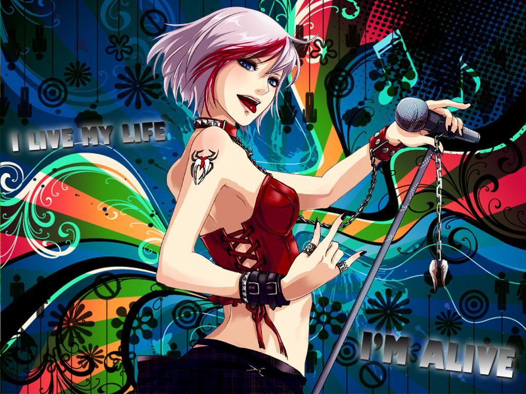 1024x768 Sakerune Meiko Anime