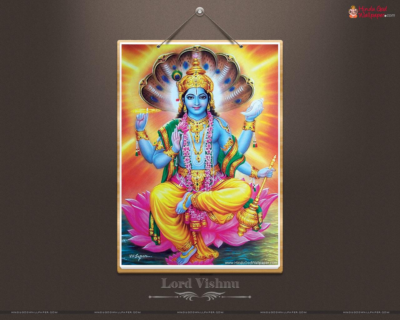 1280x1024 Lord Vishnu HD Wallpaper Full Size Free Download