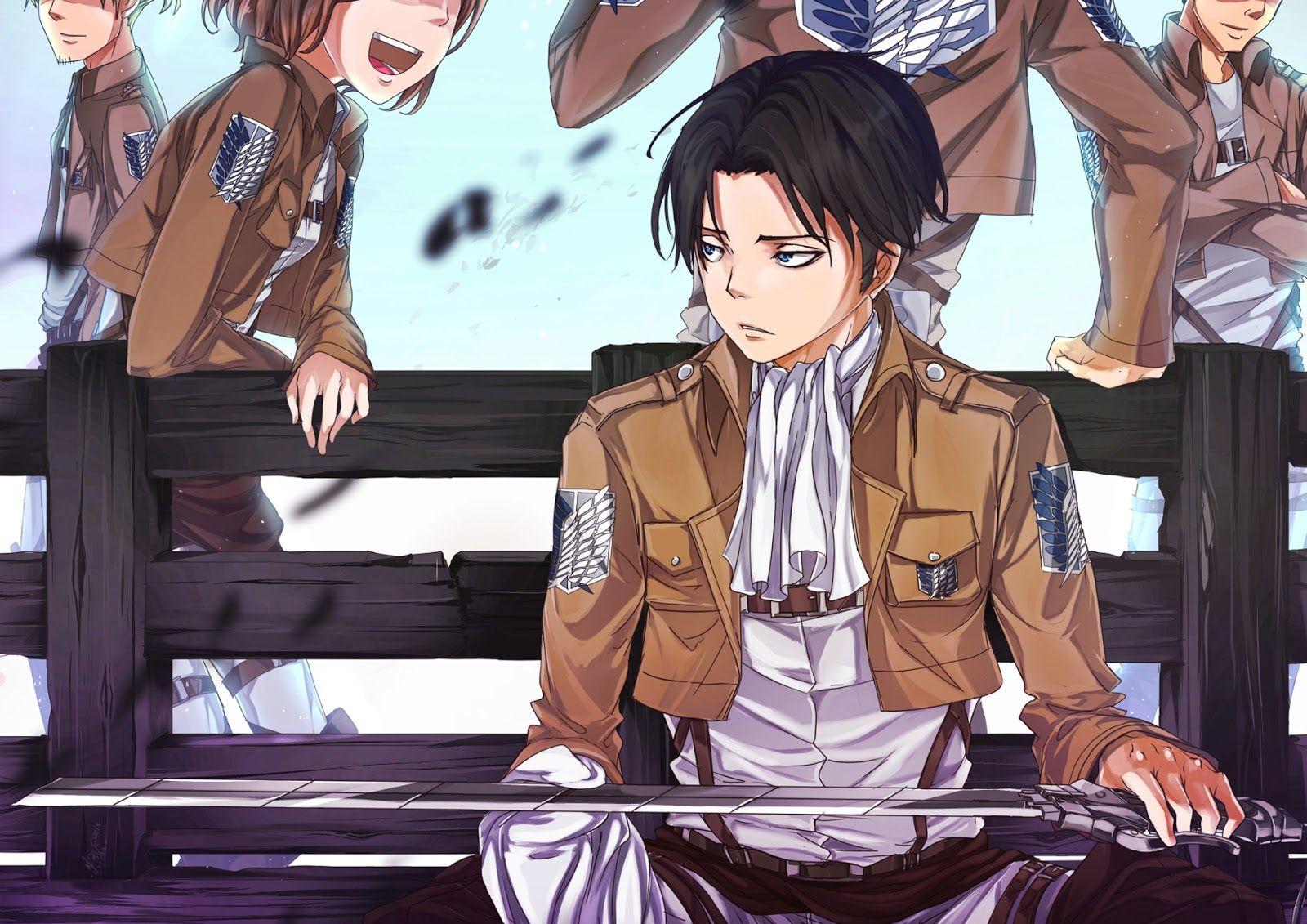 1600x1131 hd wallpaper: Levi Scouting Legion Attack on Titan a107