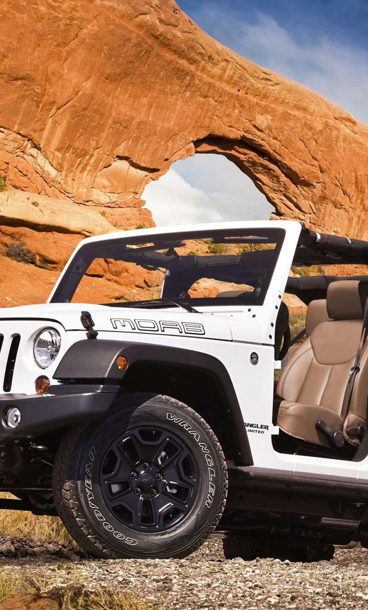 1280x2120 Download White, Jeep Wrangler, off road wallpaper, 1280x2120