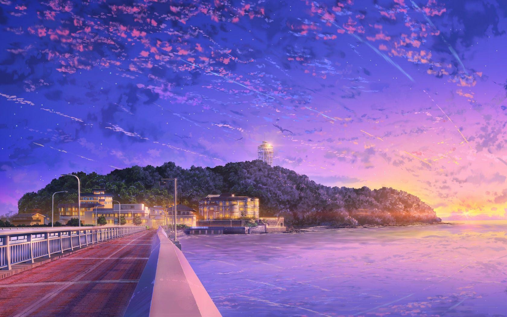 1680x1050 Japan Anime Sky 4k 1680x1050 Resolution HD 4k Wallpaper
