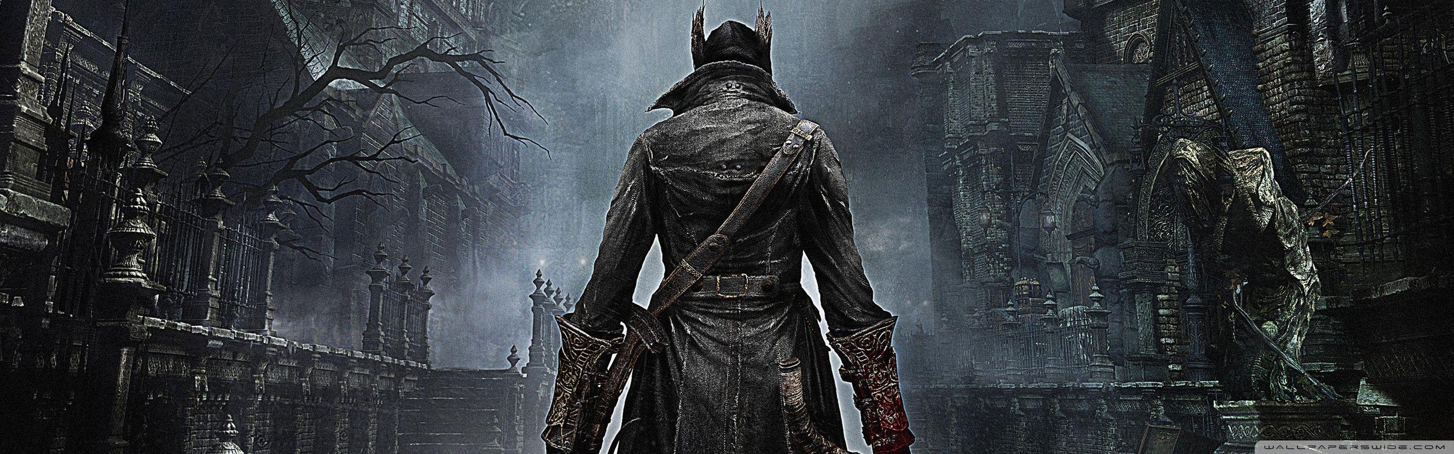2880x900 Bloodborne 2015 Ultra HD Desktop Background Wallpaper for 4K UHD