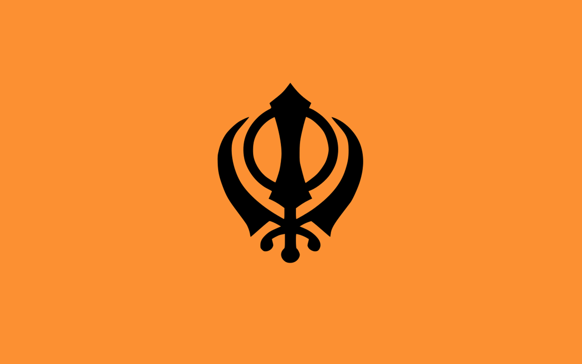 1920x1200 Sikh Symbol Khanda HD Wallpaper