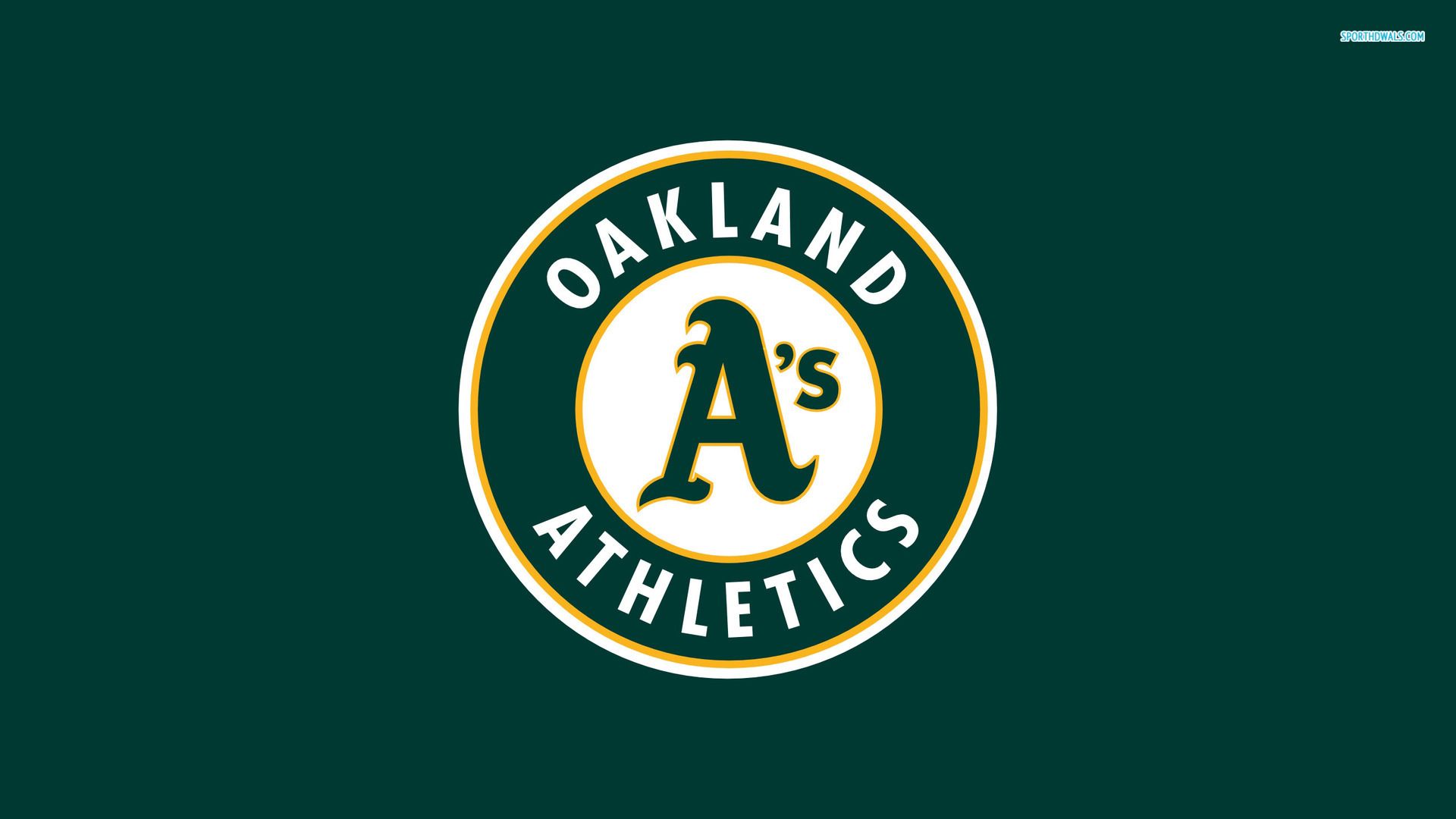 1920x1080 Oakland Athletics Logo Desktop Wallpaper. Oakland A's Themes