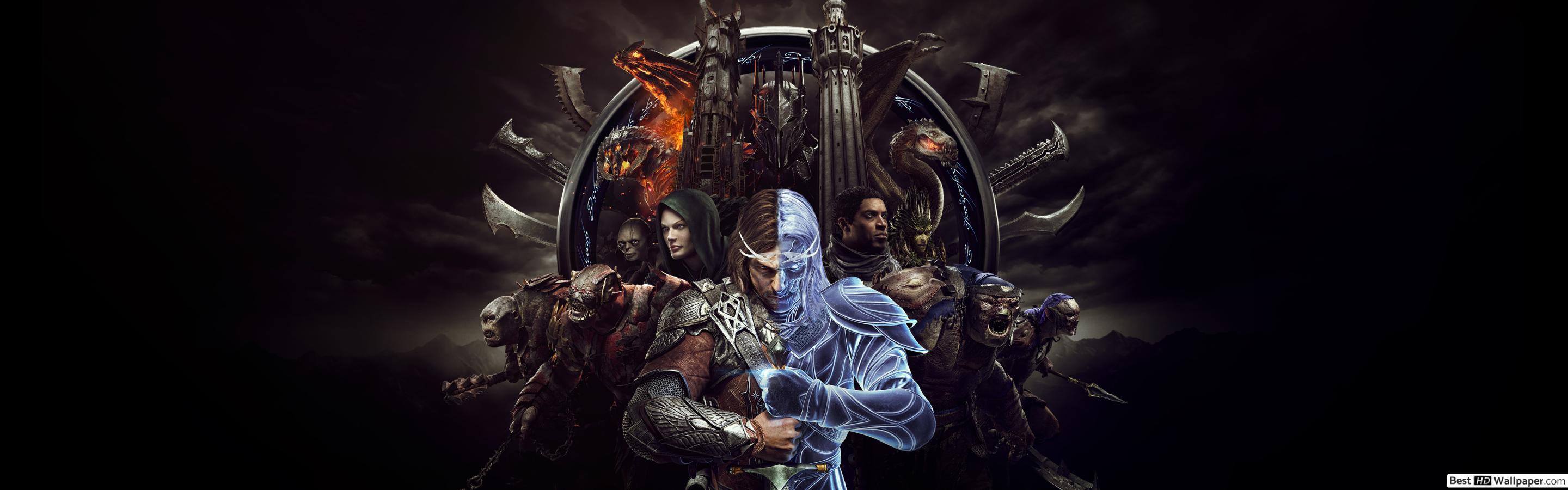 2880x900 Middle Earth: Shadow Of War Game HD Wallpaper Download