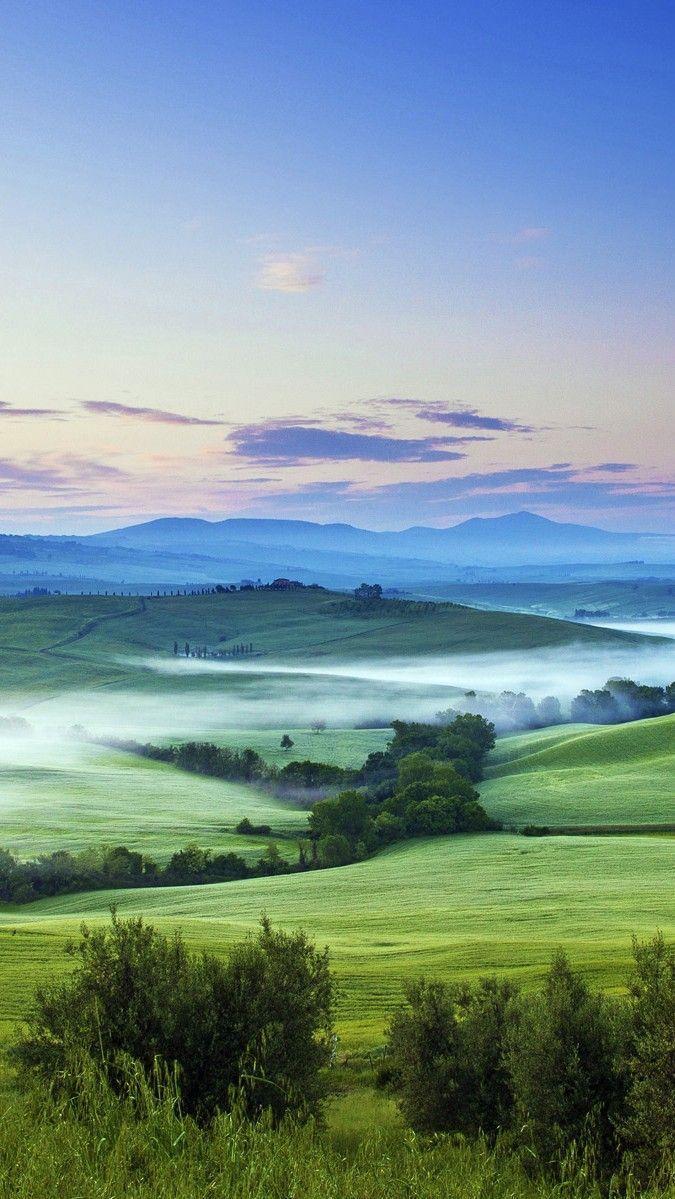 675x1199 Green Nature Field Italy IPhone Wallpaper. Nature Background