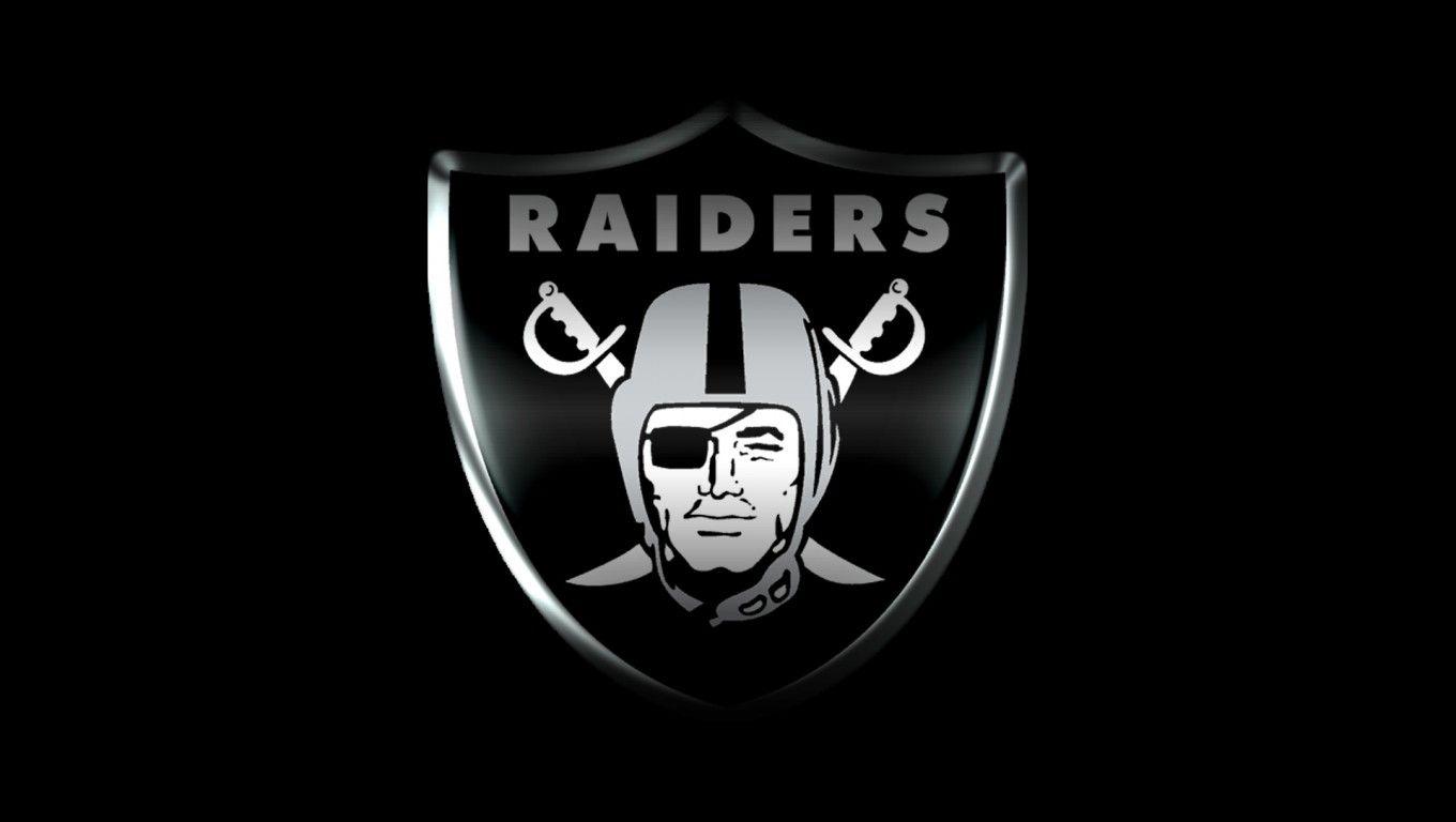 1360x768 Oakland Raiders Logo Wallpaper Group (53)
