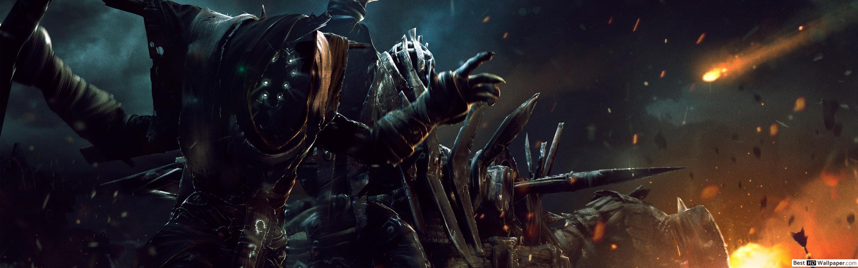 2880x900 The Godlike video game HD wallpaper download