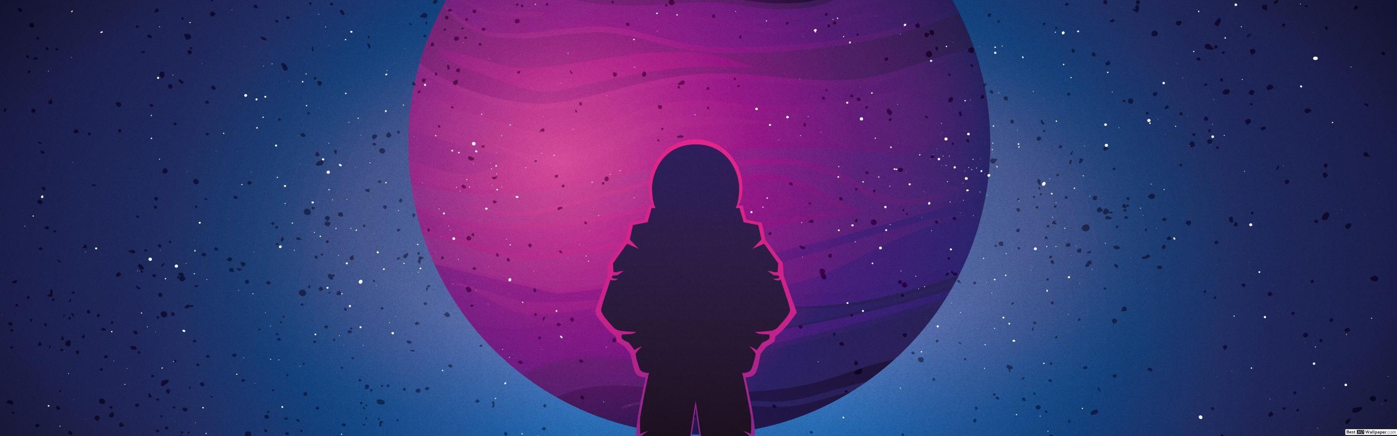 2880x900 Astro Wallpaper inspired by Antifa Feminism Guy HD wallpaper download
