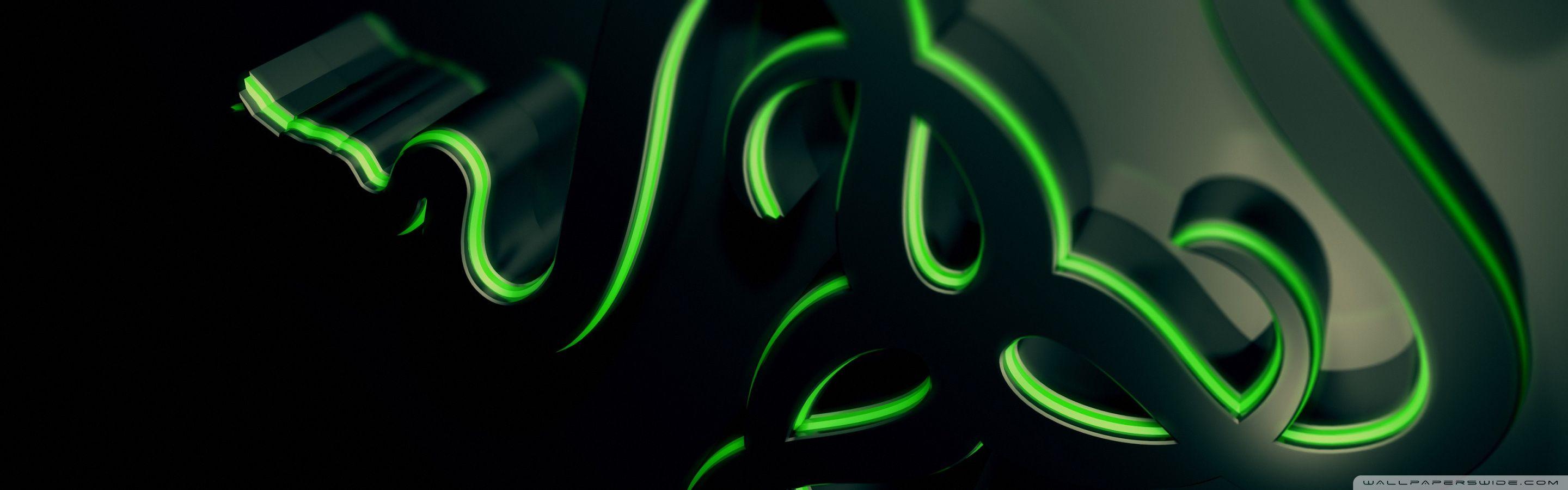 2880x900 Razer Gaming Dual 3D Ultra HD Desktop Background Wallpaper for : Tablet