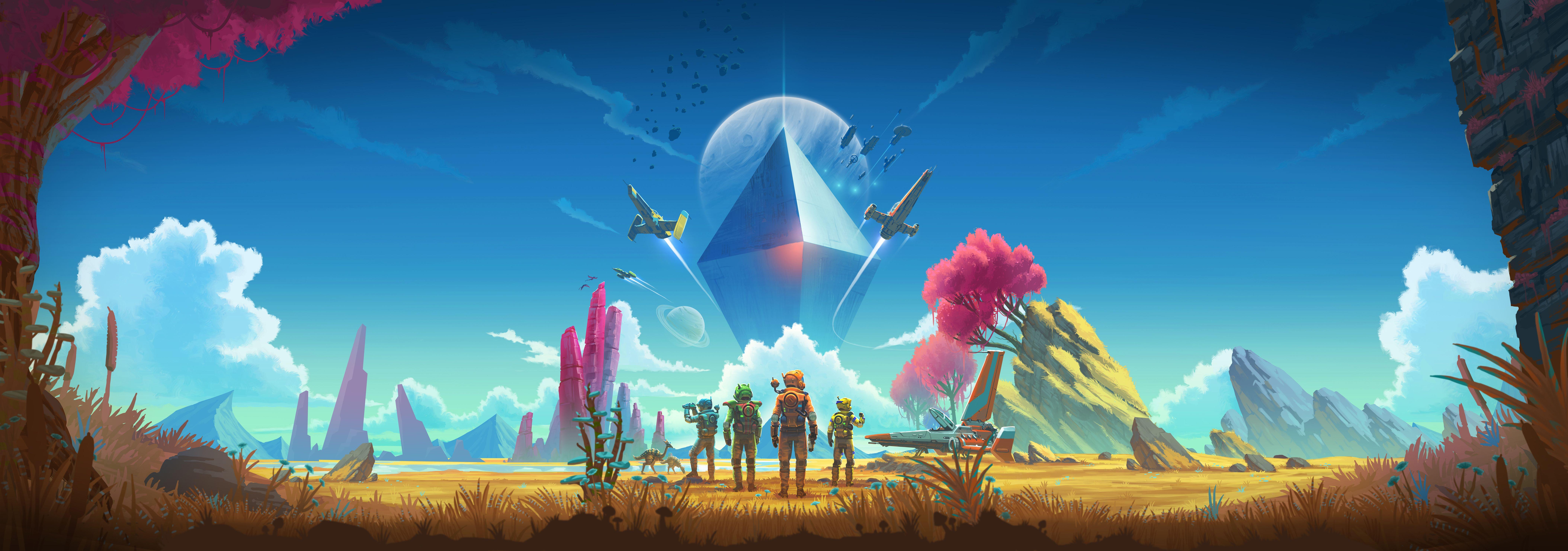 8430x2964 No Mans Sky 8k Ultrawide 8k HD 4k Wallpaper, Image