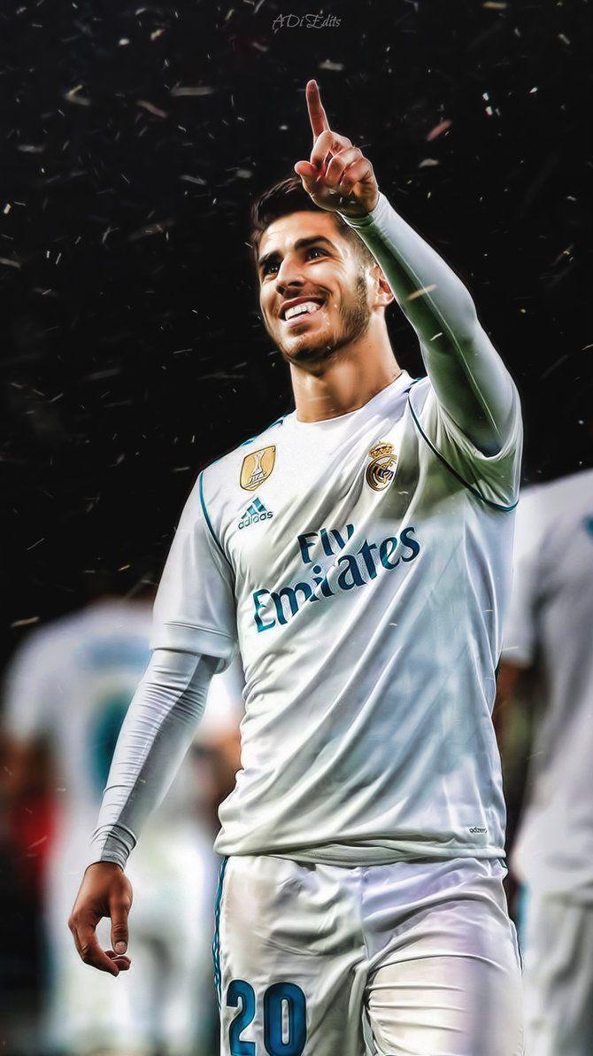 670x1192 Marco Asensio Real Madrid By Adi 149. #realmadrid. Real Madrid