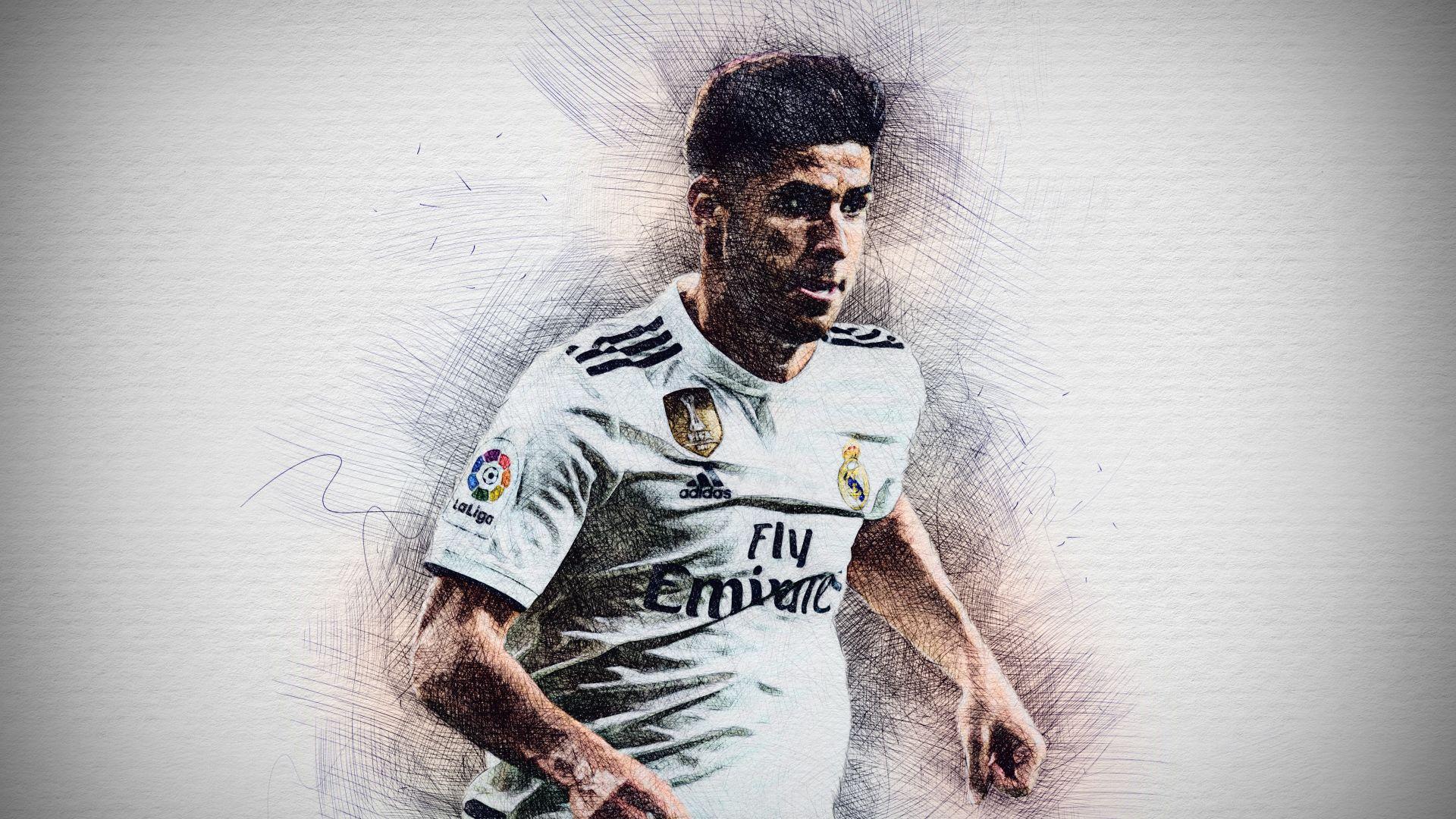 1920x1080 Marco Asensio. Desktop wallpaper. 1920x1080