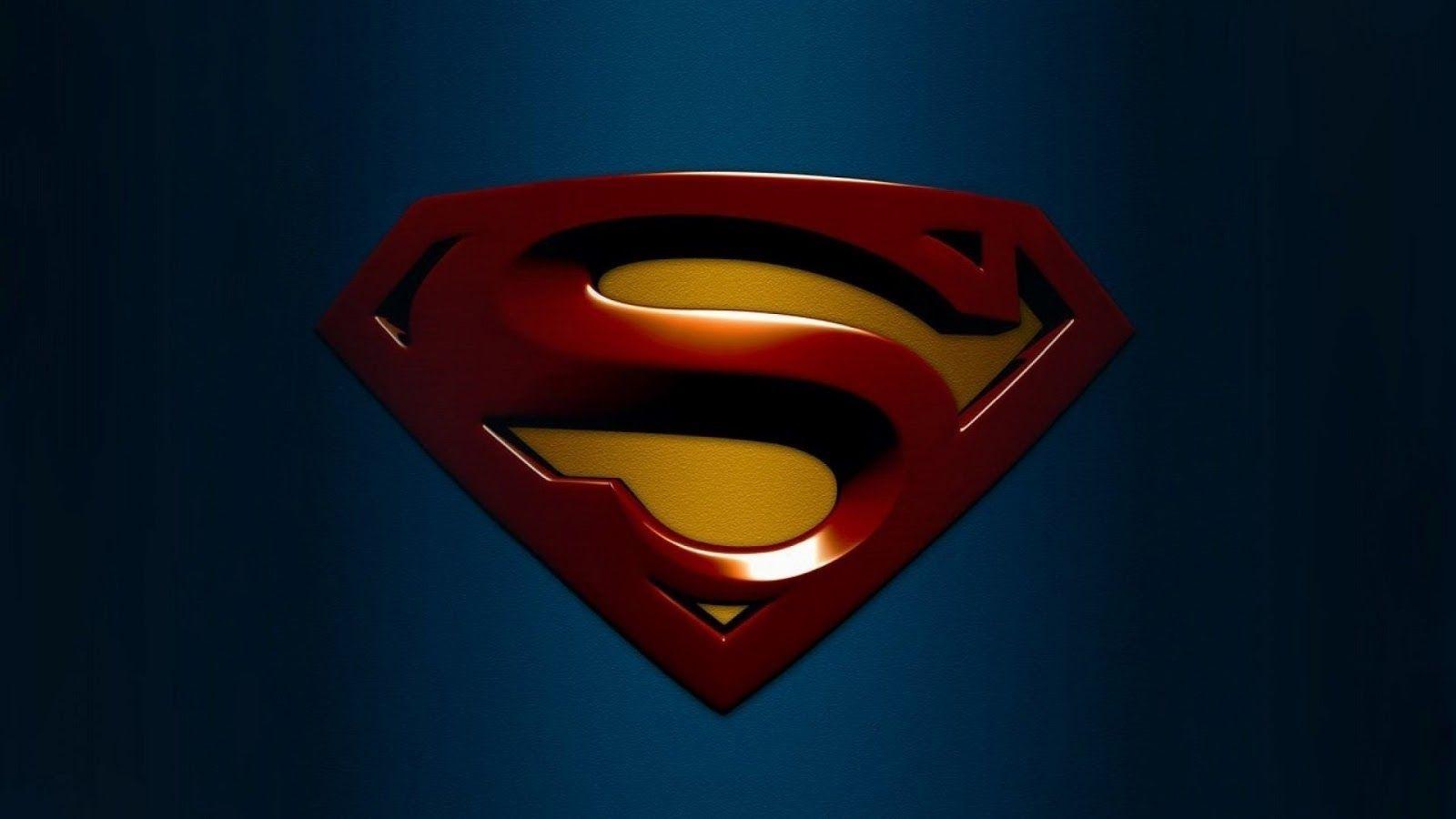 1600x900 Superman Logo HD Blue Wallpaper Background Click on image to