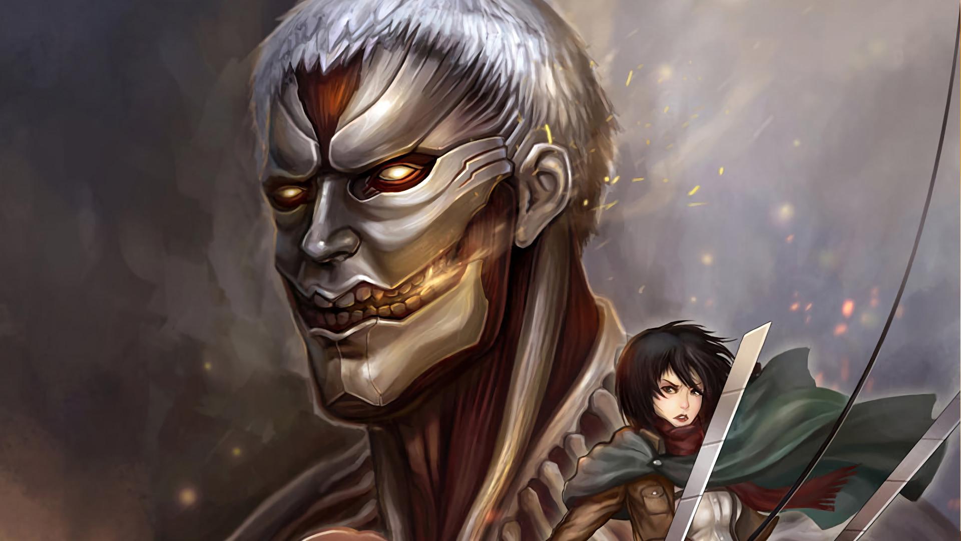 Featured image of post Eren Vs Colossal Titan Wallpaper