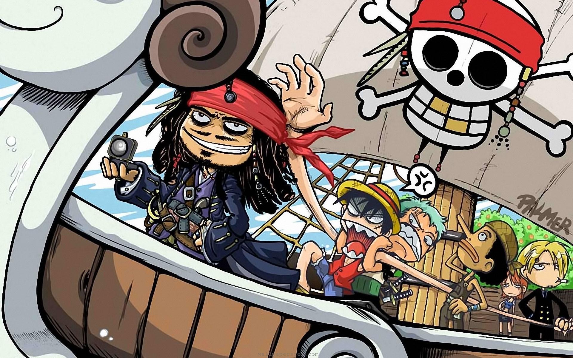 1920x1200 One Piece Jack Sparrow HD wallpaper