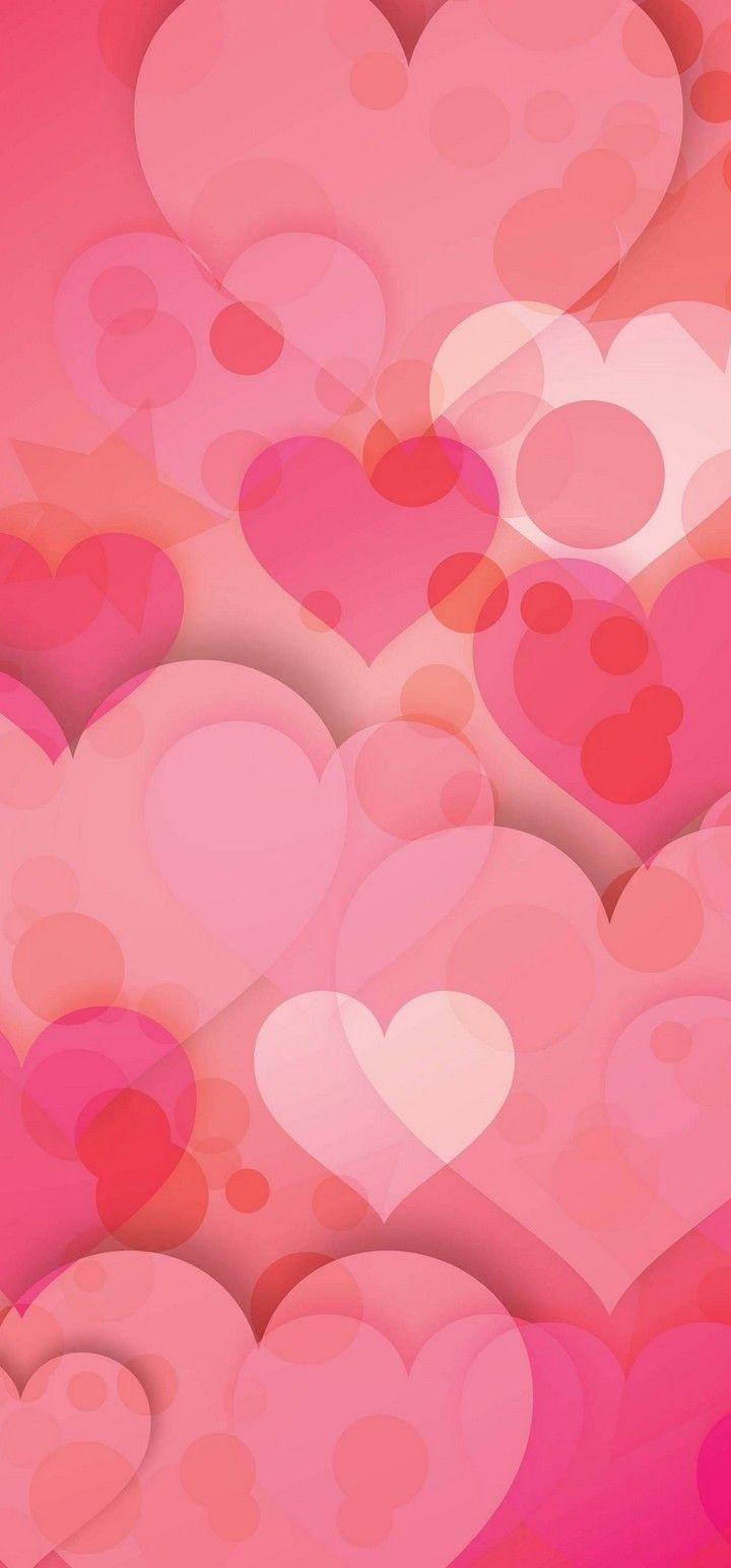 720x1544 Hearts Love Pinky Wallpaper - [720x1544]