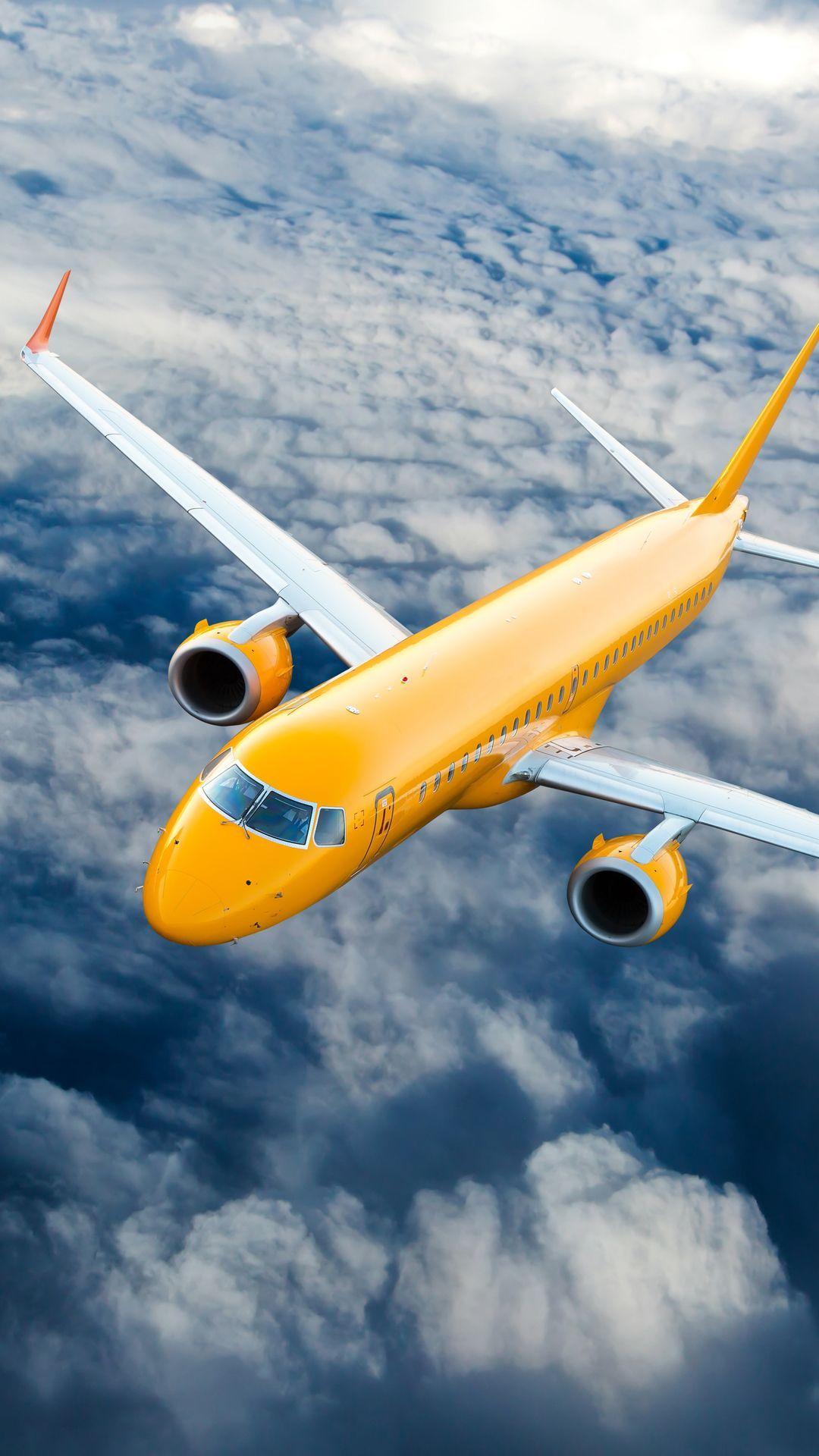 1080x1920 Airplane Fly Through Clouds. Plane wallpaper, Airplane wallpaper