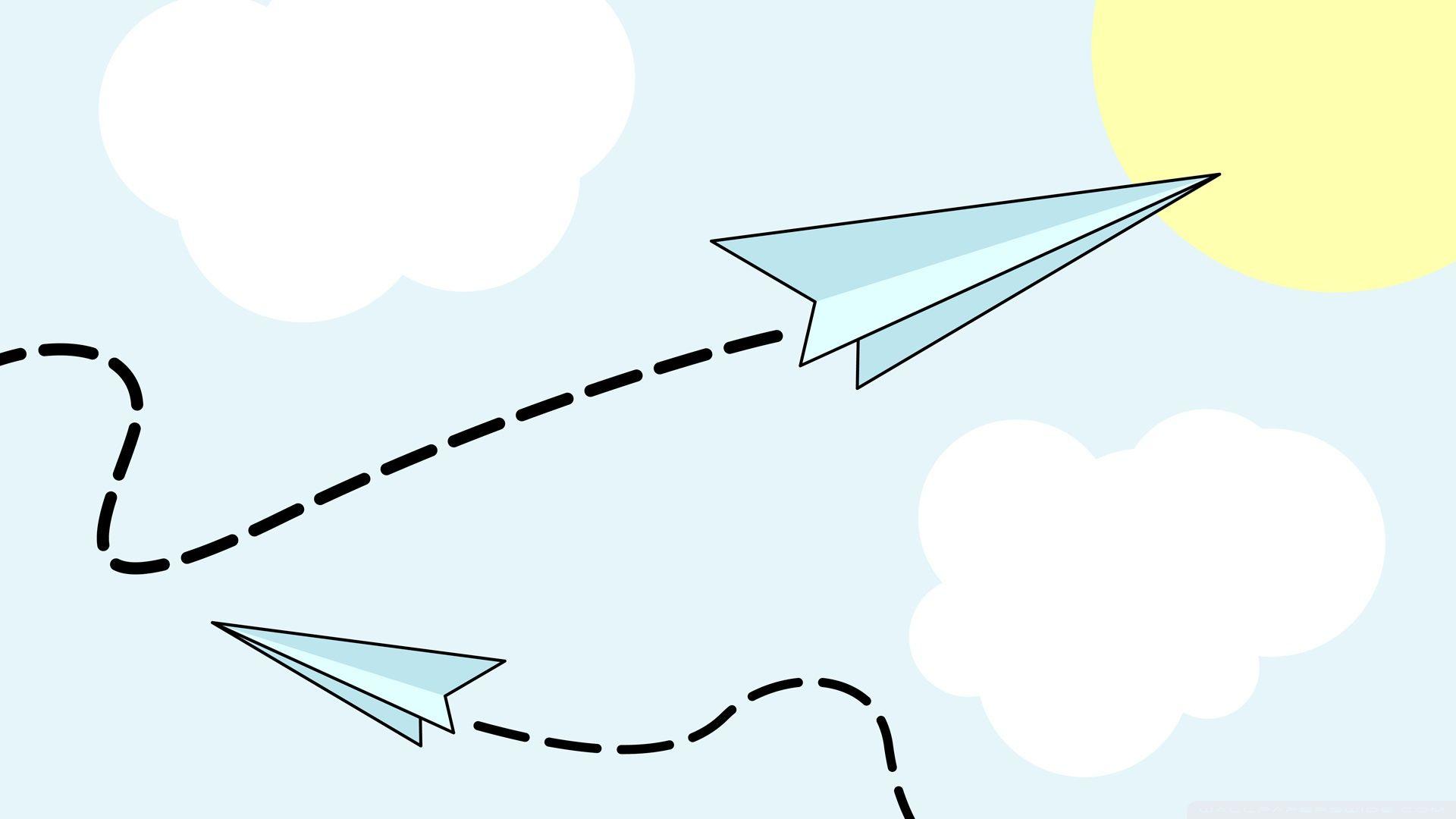 1920x1080 Paper Planes Ultra HD Desktop Background Wallpaper for 4K UHD TV : Tablet