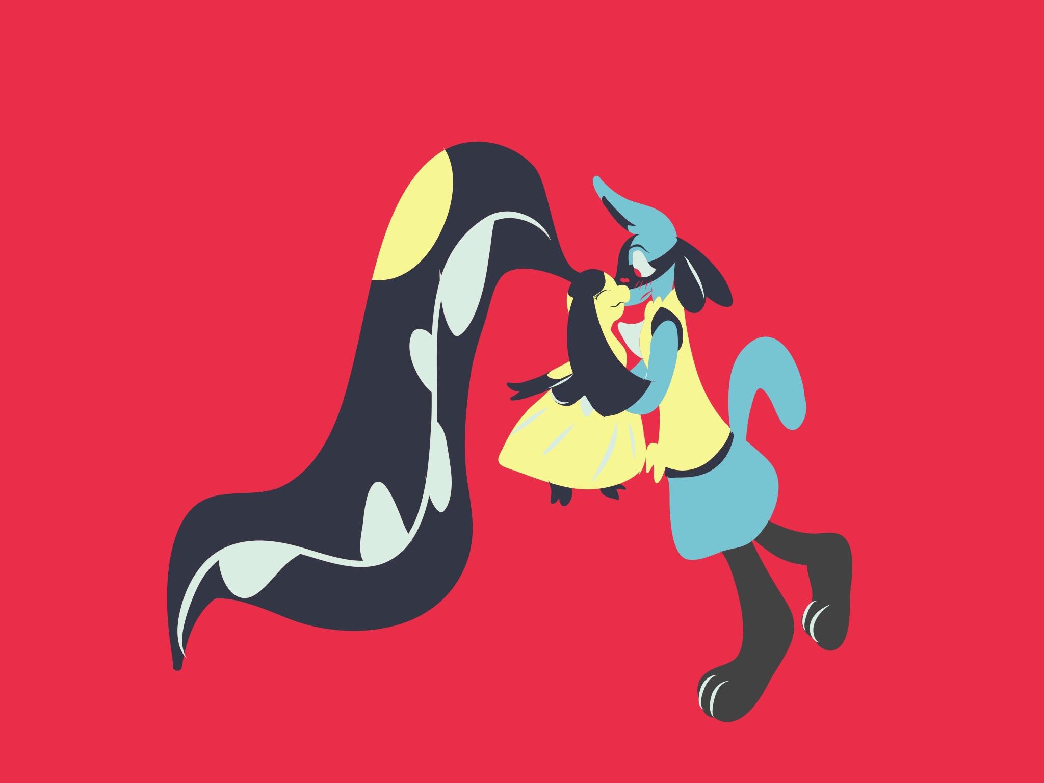 2048x1536 Mawile & Lucario. Pokémon