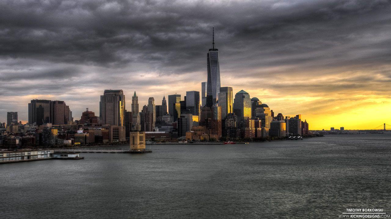1280x720 Here is lower Manhattan with the freedom tower clearly visible
