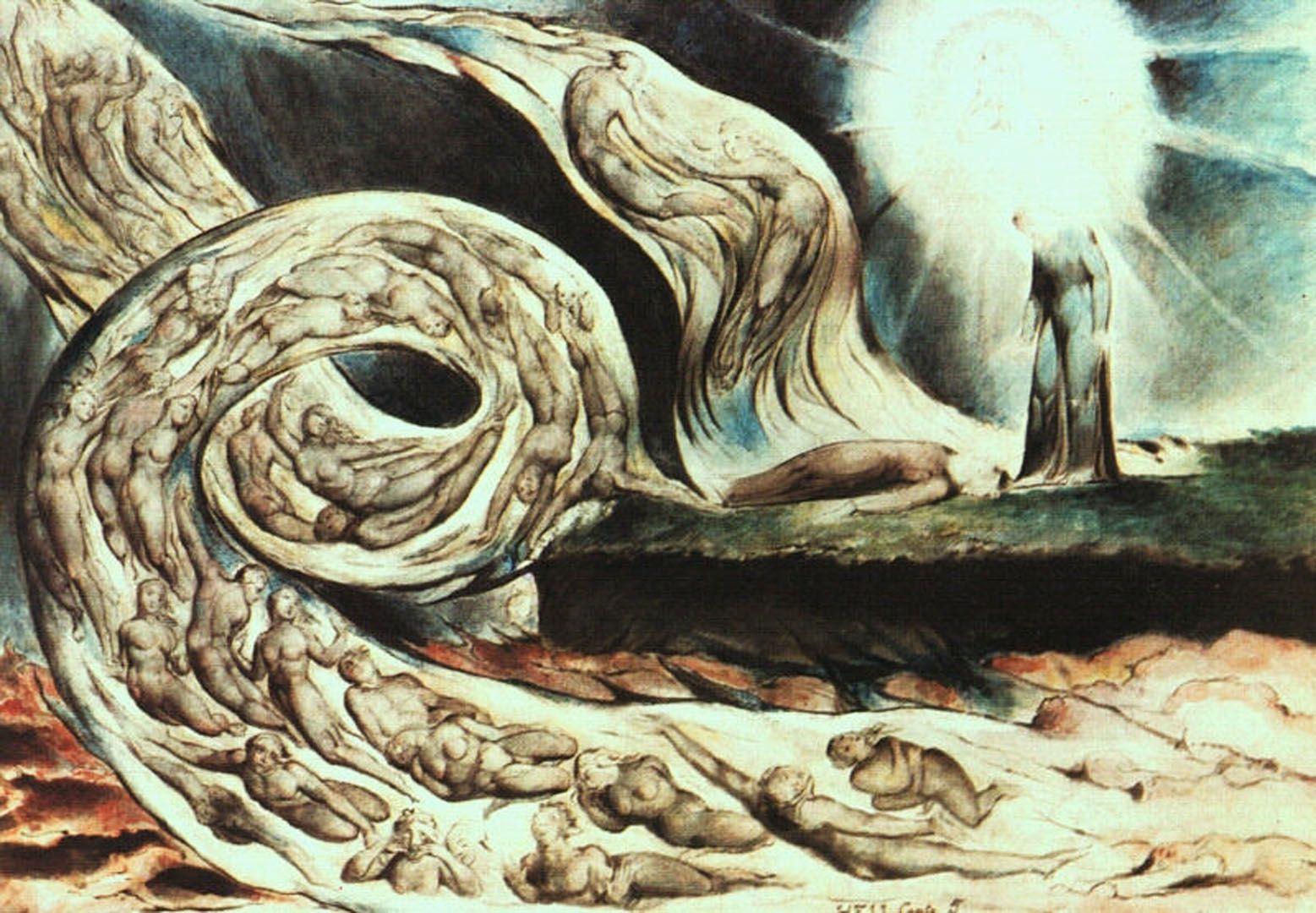 1557x1080 Whirlwind Of Lovers Illustration To Dantes Inferno Blake