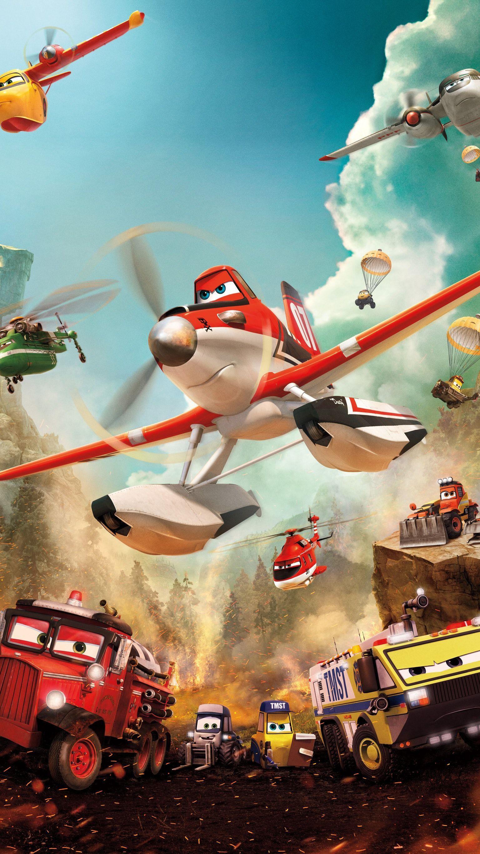 1536x2733 Planes: Fire & Rescue (2014) Phone Wallpaper. Moviemania in 2020