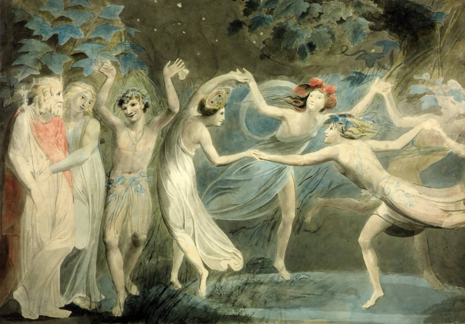 1536x1071 Great British Art: Oberon, Titania and Puck with Fairies Dancing