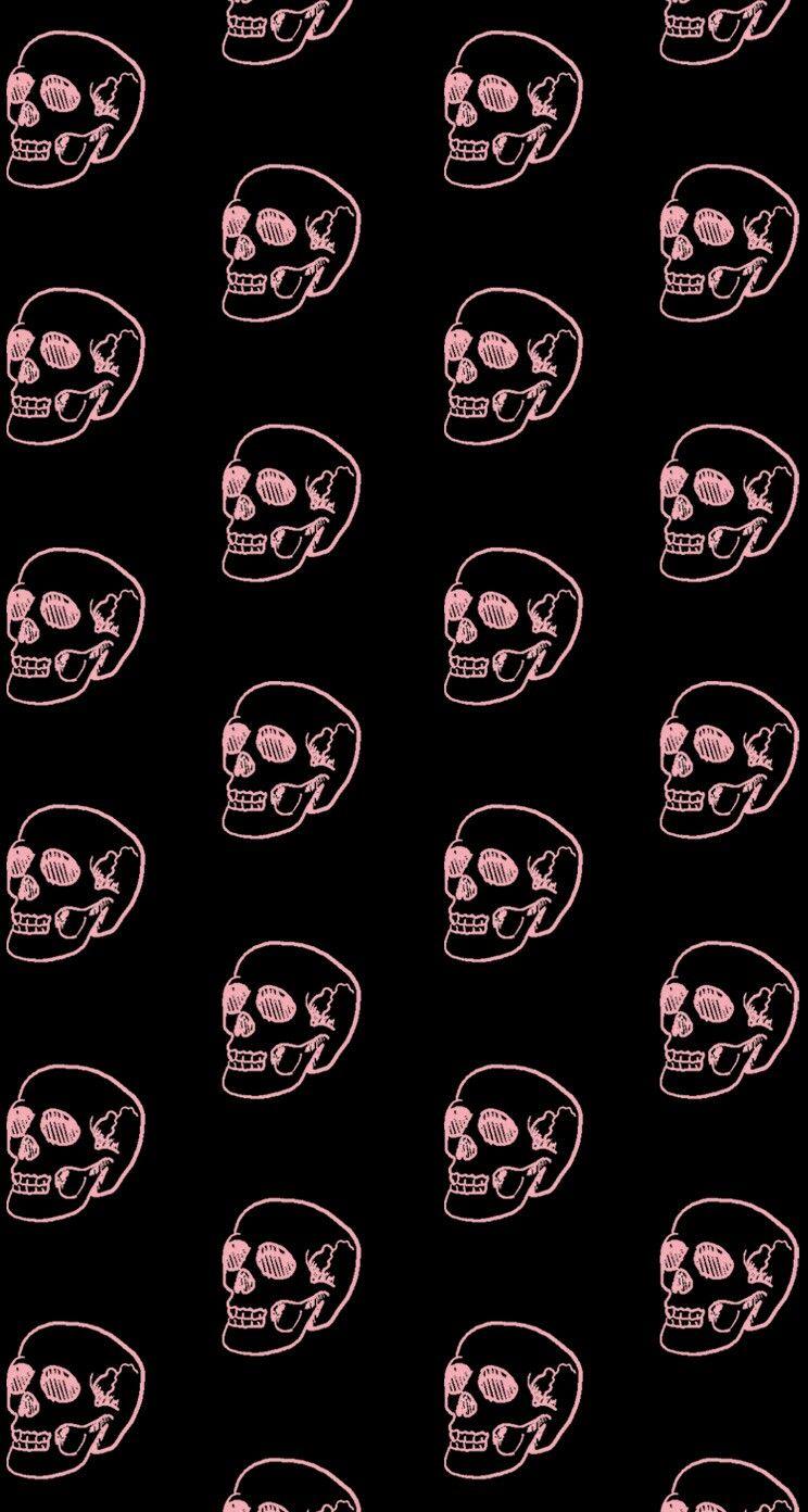 744x1392 Papel de parede caveira. Halloween wallpaper, Gothic wallpaper, Skull wallpaper